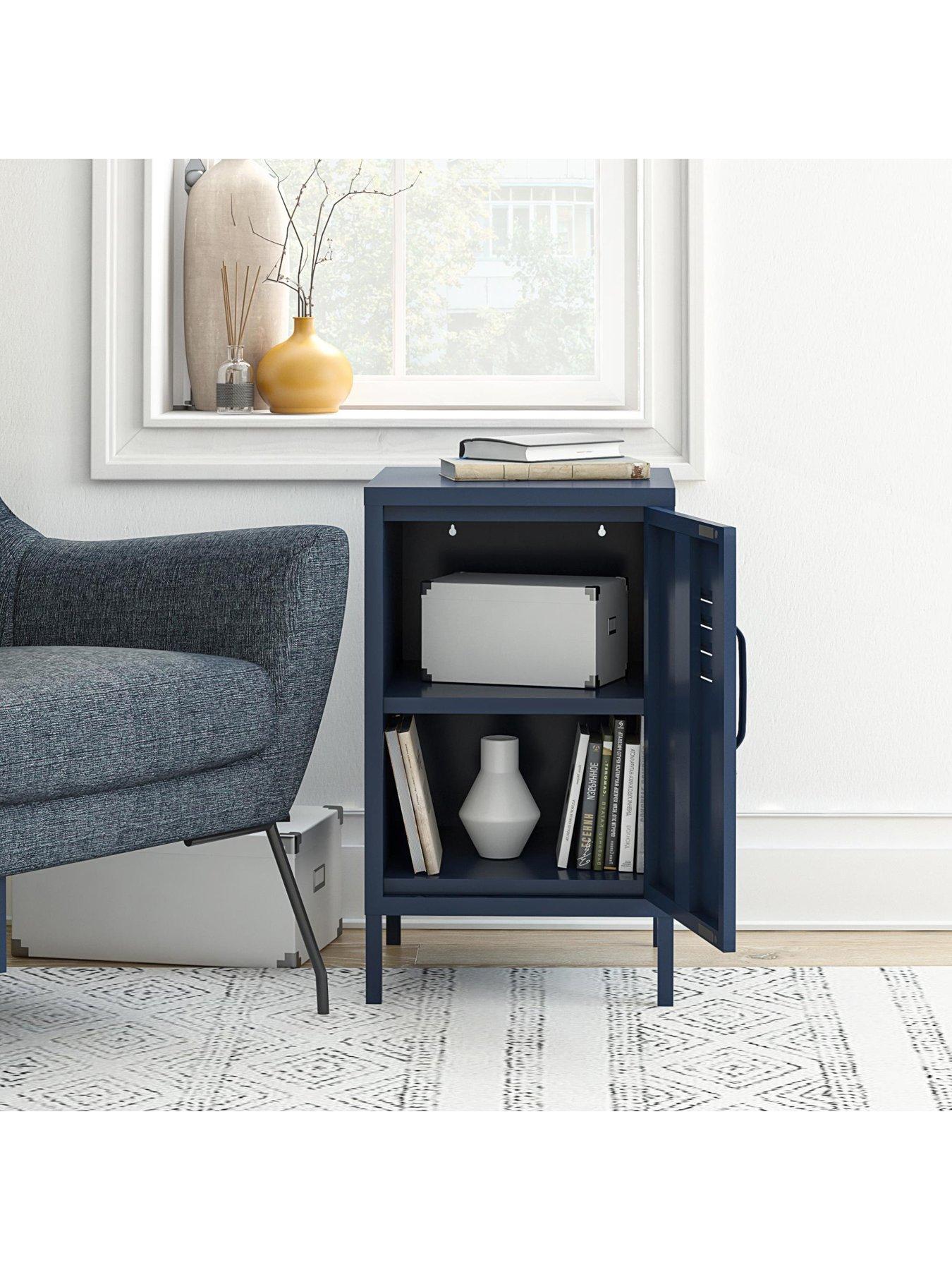  image of dorel-home-bradford-metal-locker-end-table