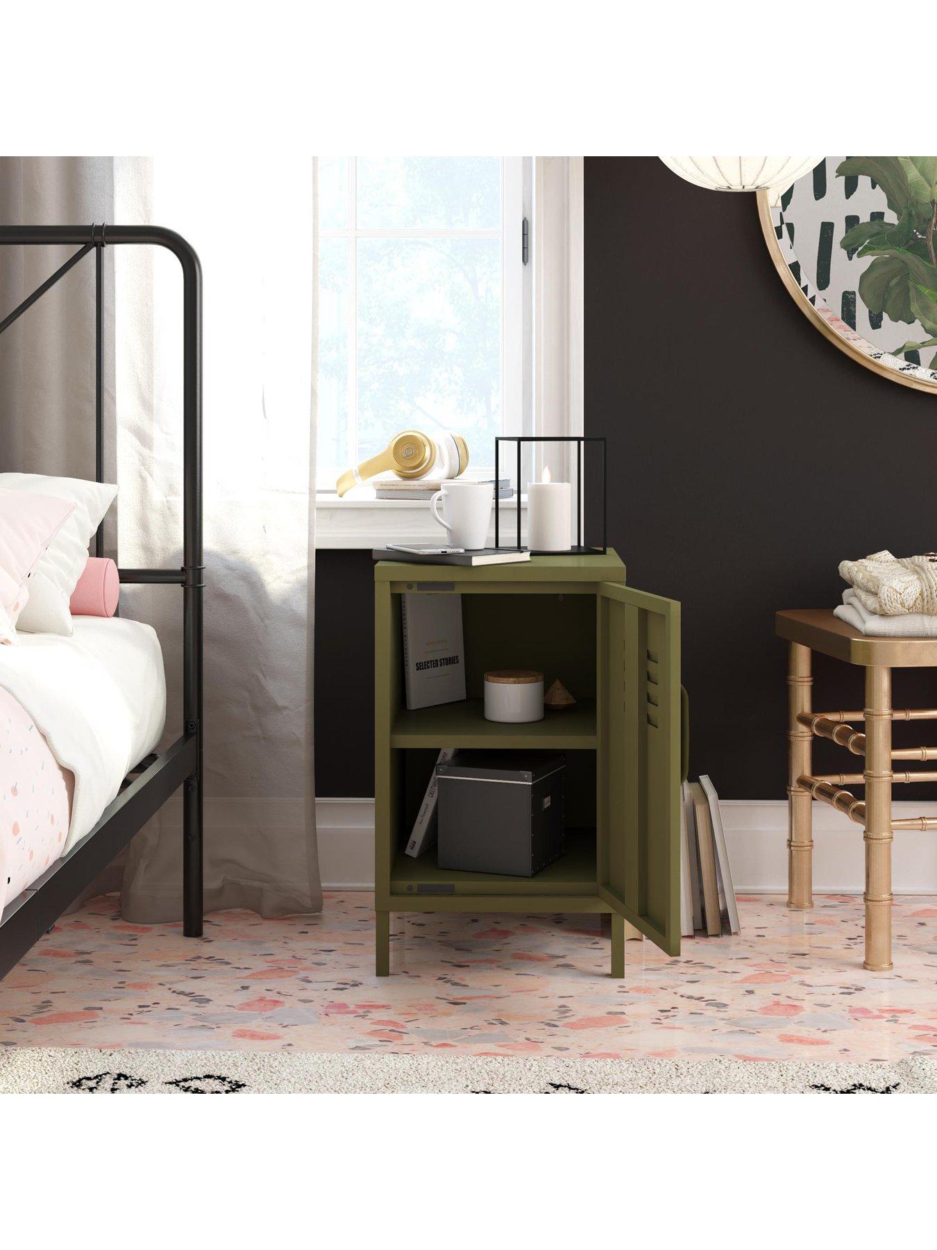  image of dorel-home-bradford-metal-locker-end-table