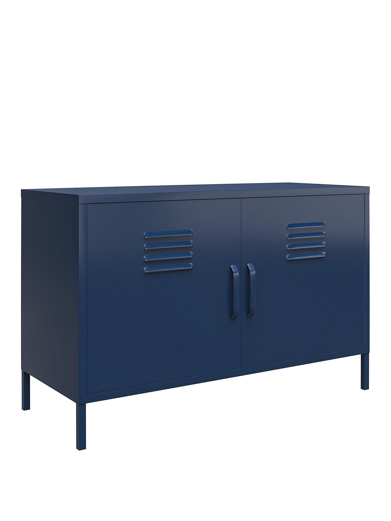 stillFront image of dorel-home-bradford-2-door-metal-accent-cabinet