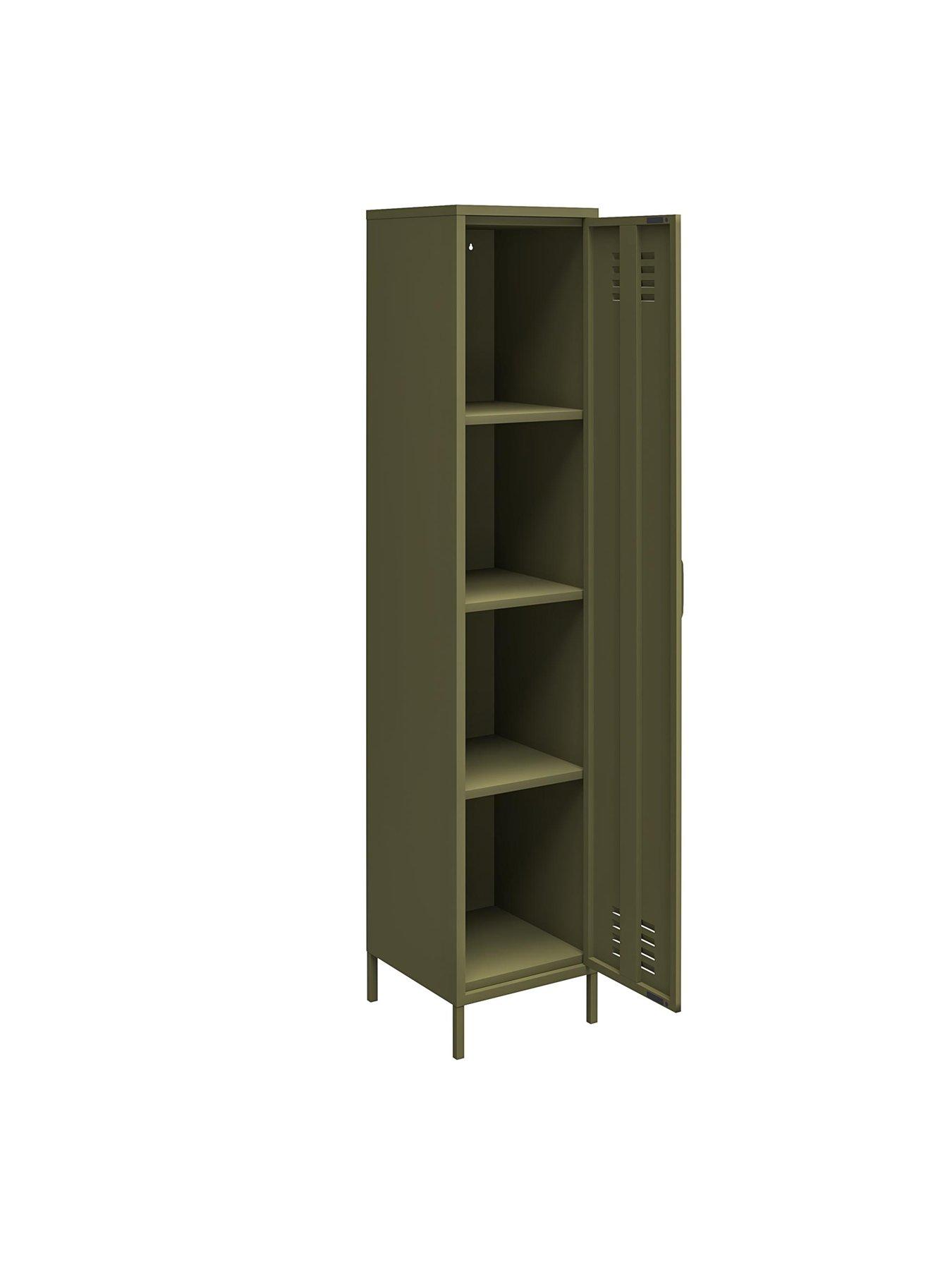 Image 4 of 6 of Dorel Home Bradford Single Metal Storage Cabinet