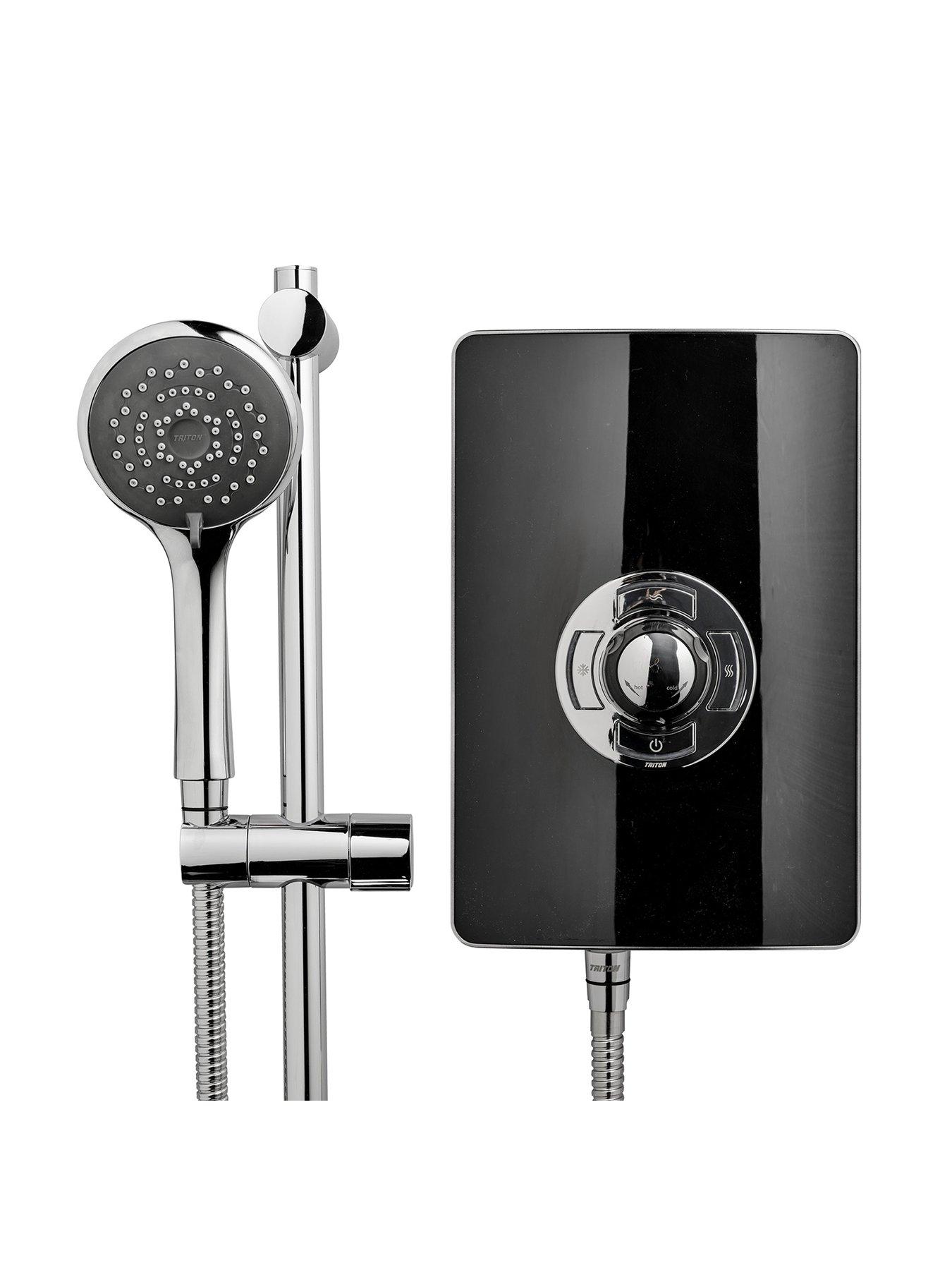 undefined Collection II 9.5kW Electric Shower - Black Gloss