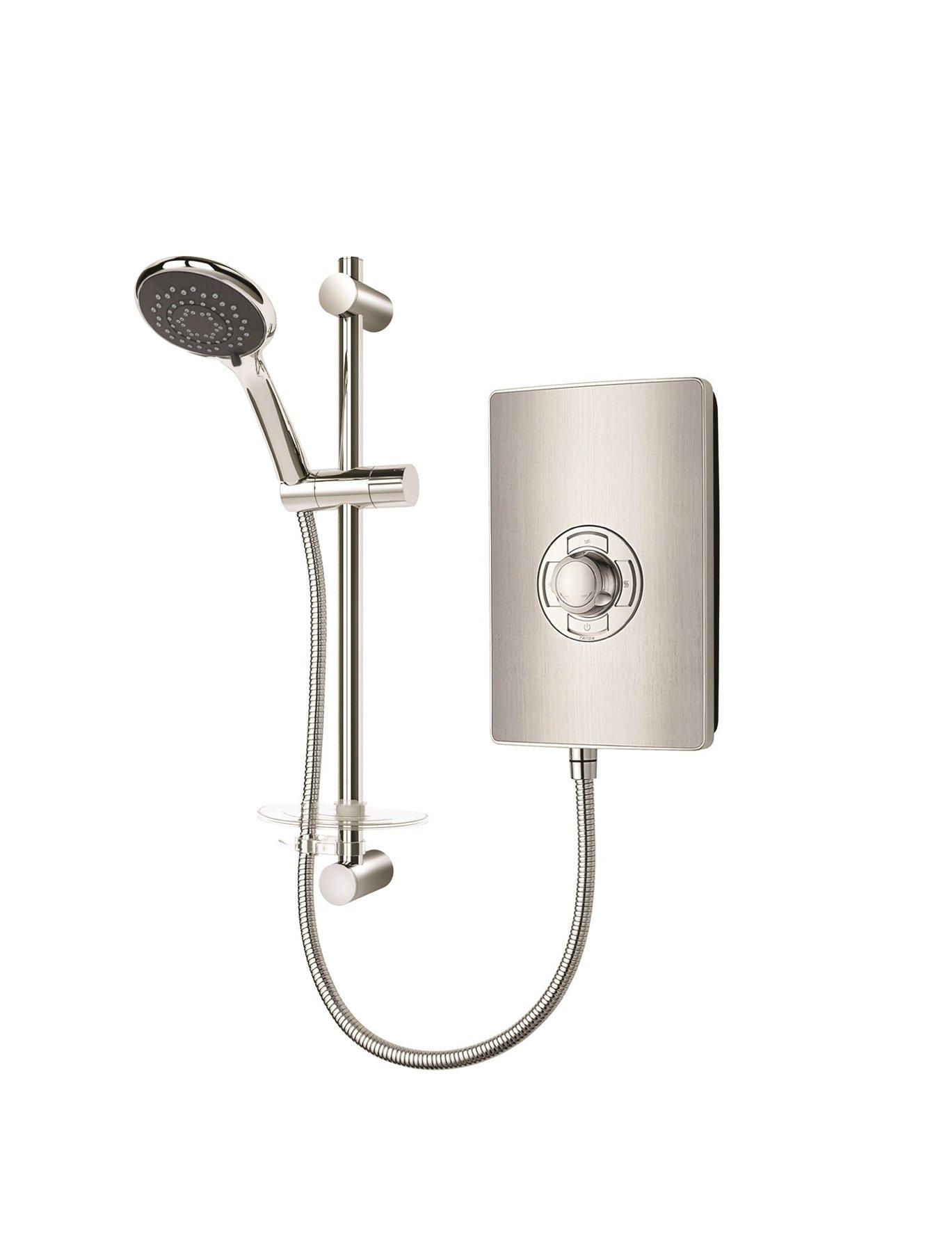  image of triton-collection-ii-85kw-electric-shower--nbspbrushed-steel