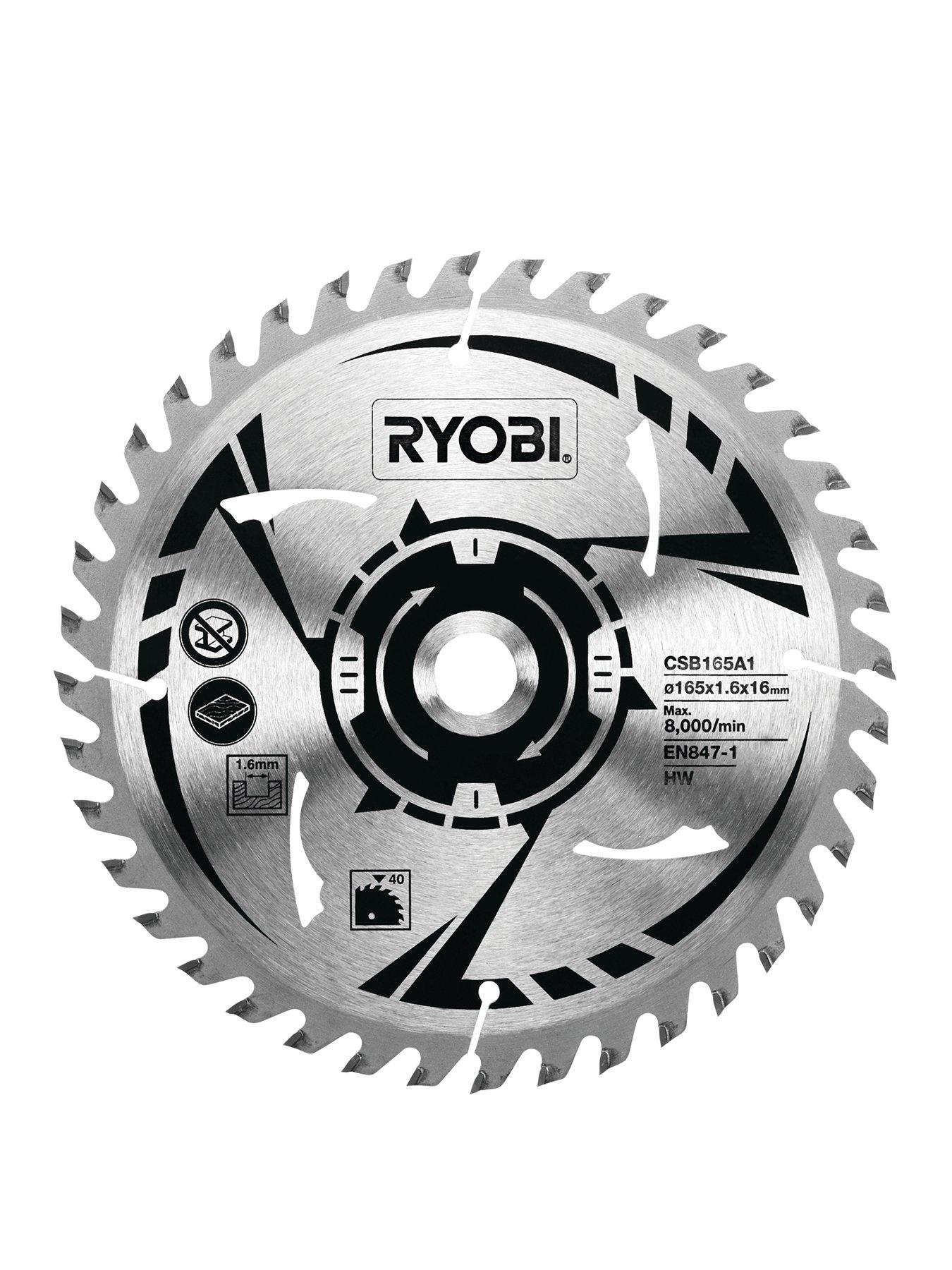 front image of ryobi-csb165a1-165mm-circular-saw-blade-single