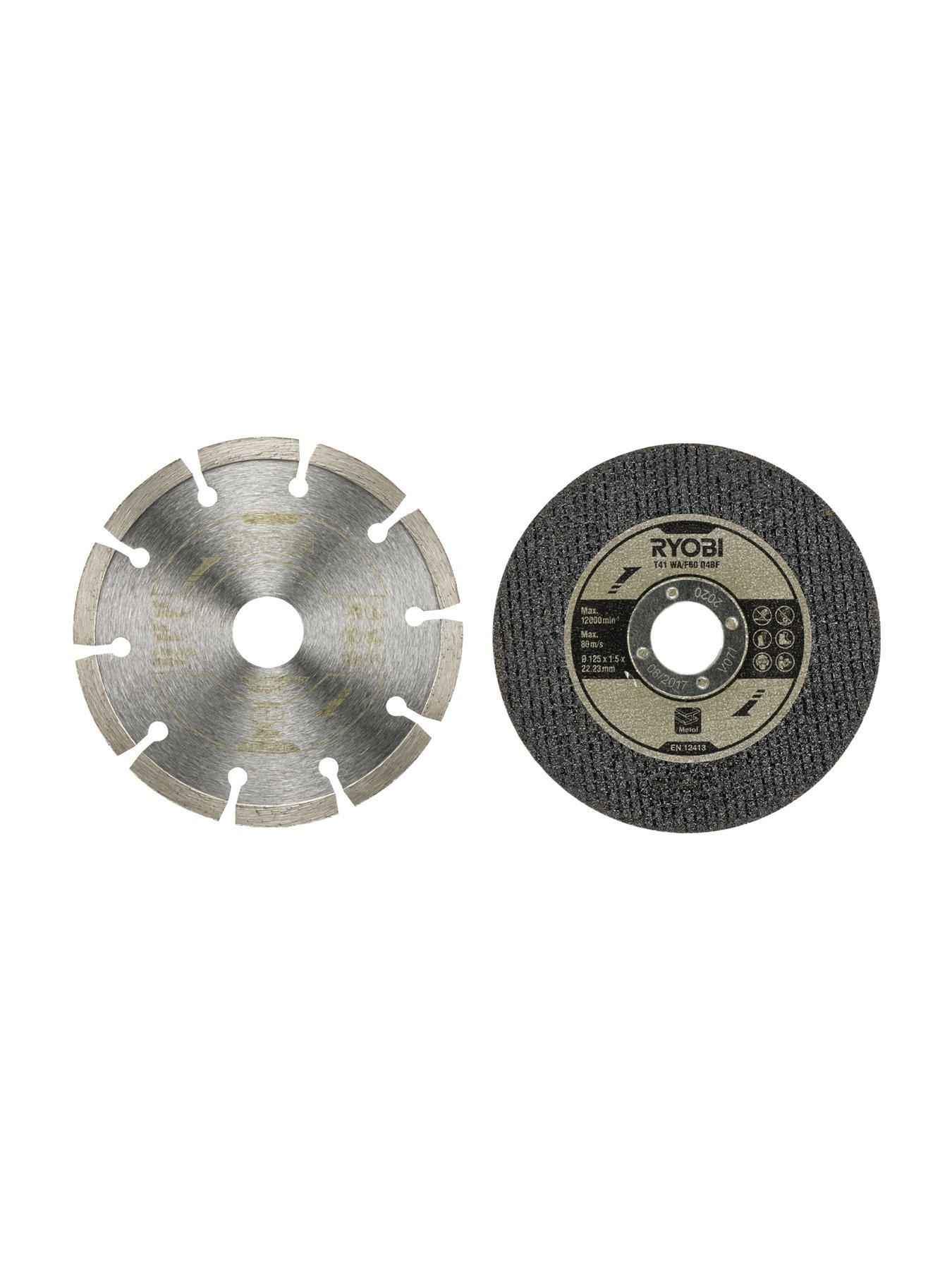 Image 3 of 4 of RYOBI RAK6AGD125 Angle Grinder 125mm Cutting Kit (6 piece)