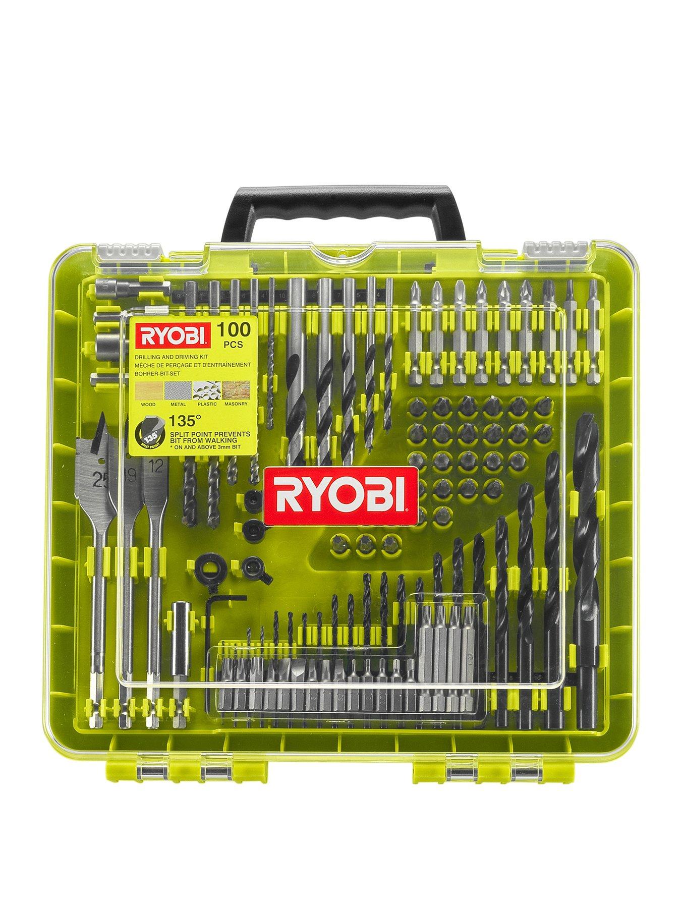 RYOBI RAKDD100 100-Piece Drill Bit + Driving Kit