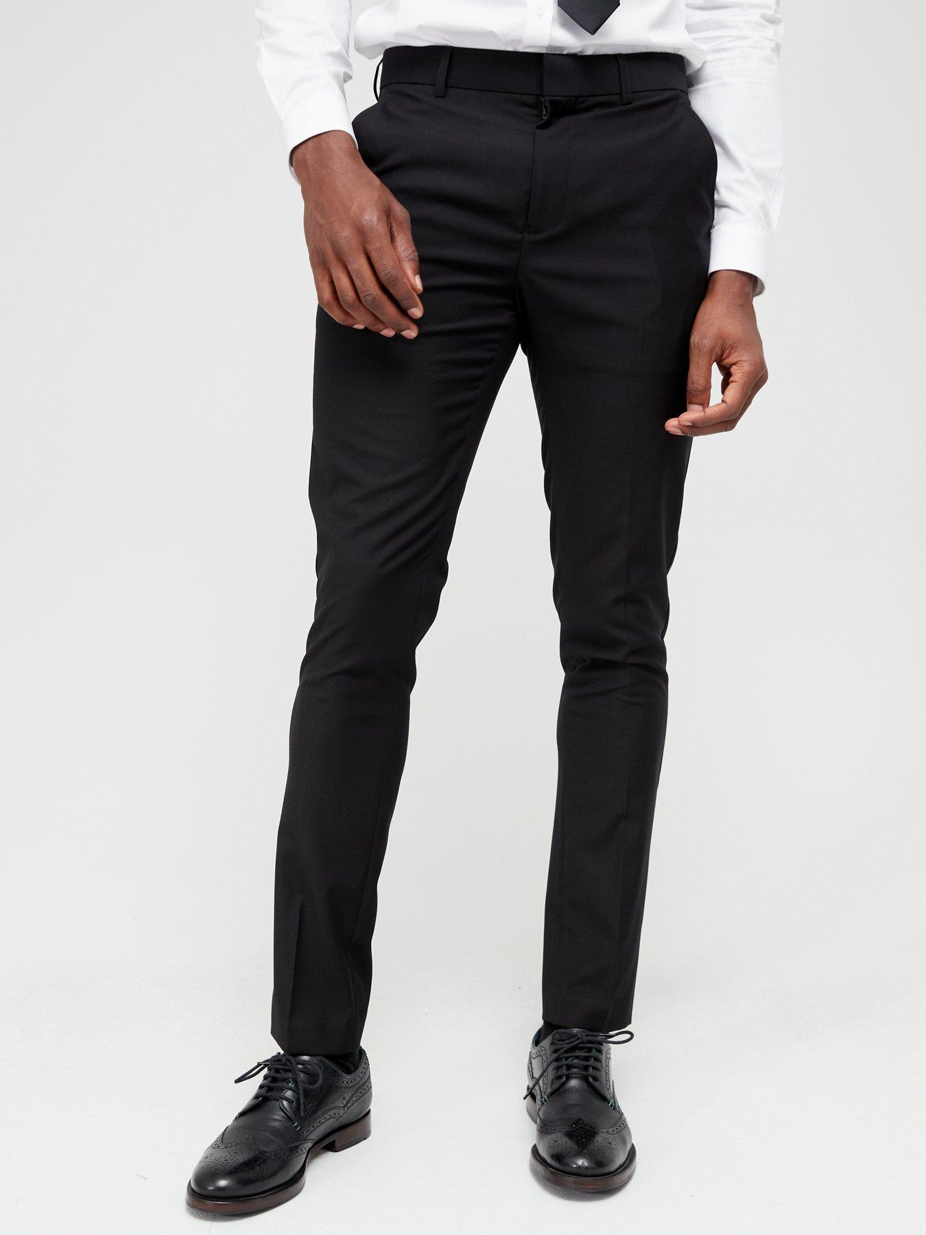  image of very-man-skinny-formal-trouser-black