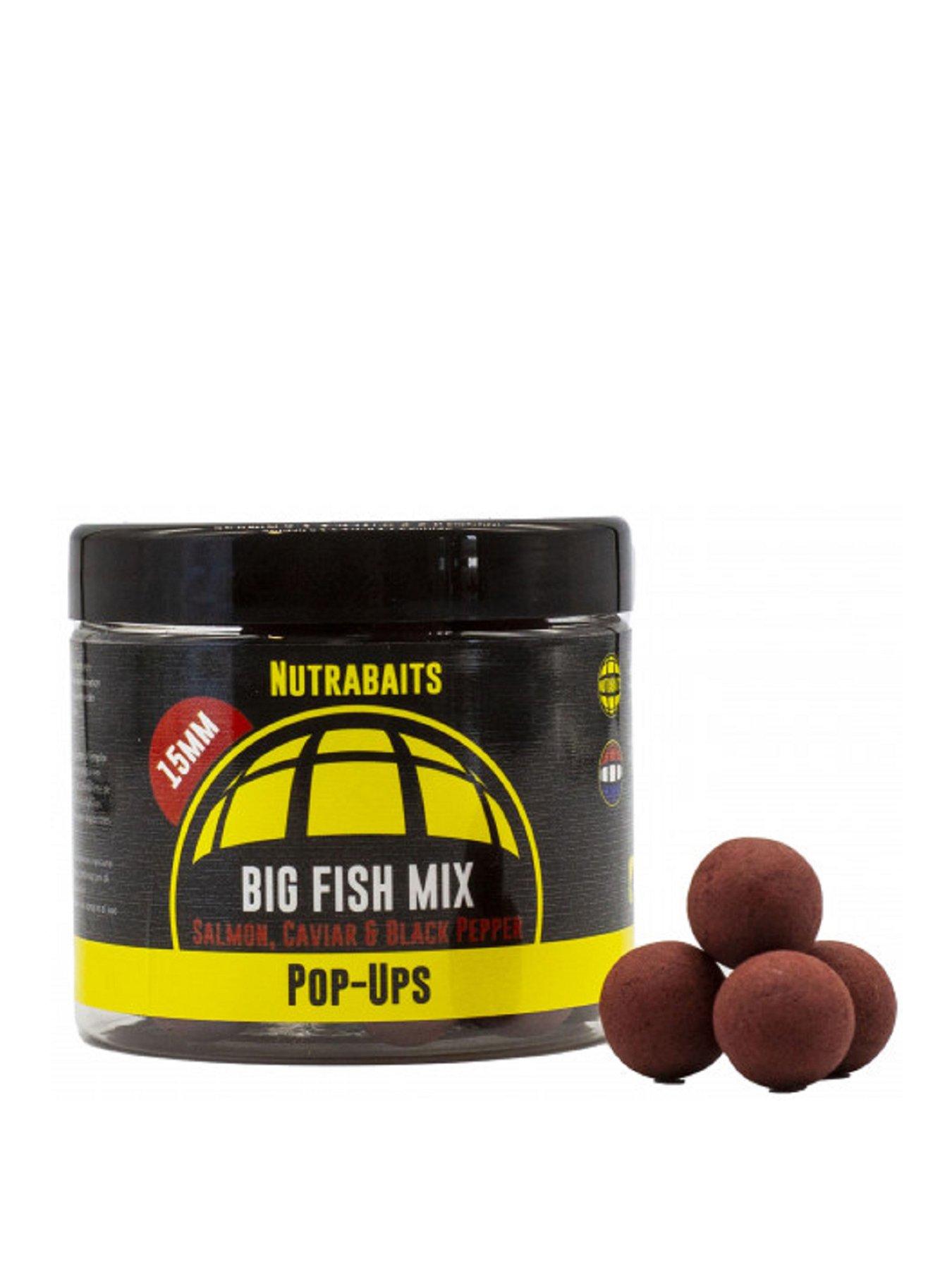 undefined Pop Ups - Big Fish Mix - 15mm - Salmon Caviar  &  Black Pepper