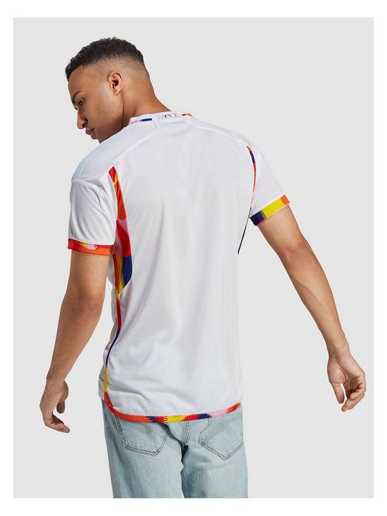 back image of adidas-mens-belgium-away-2223-replica-shirt-white
