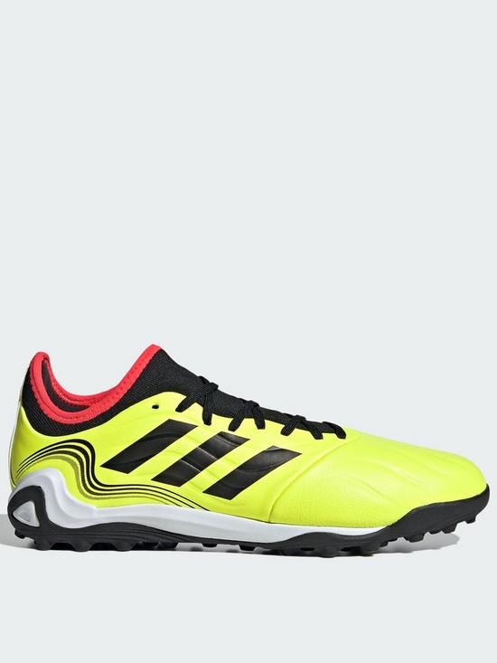 front image of adidas-mens-copa-203-astro-turf-football-boot-yellow