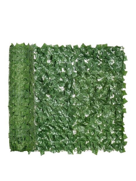 outsunny-artificial-leaf-garden-screen-panel