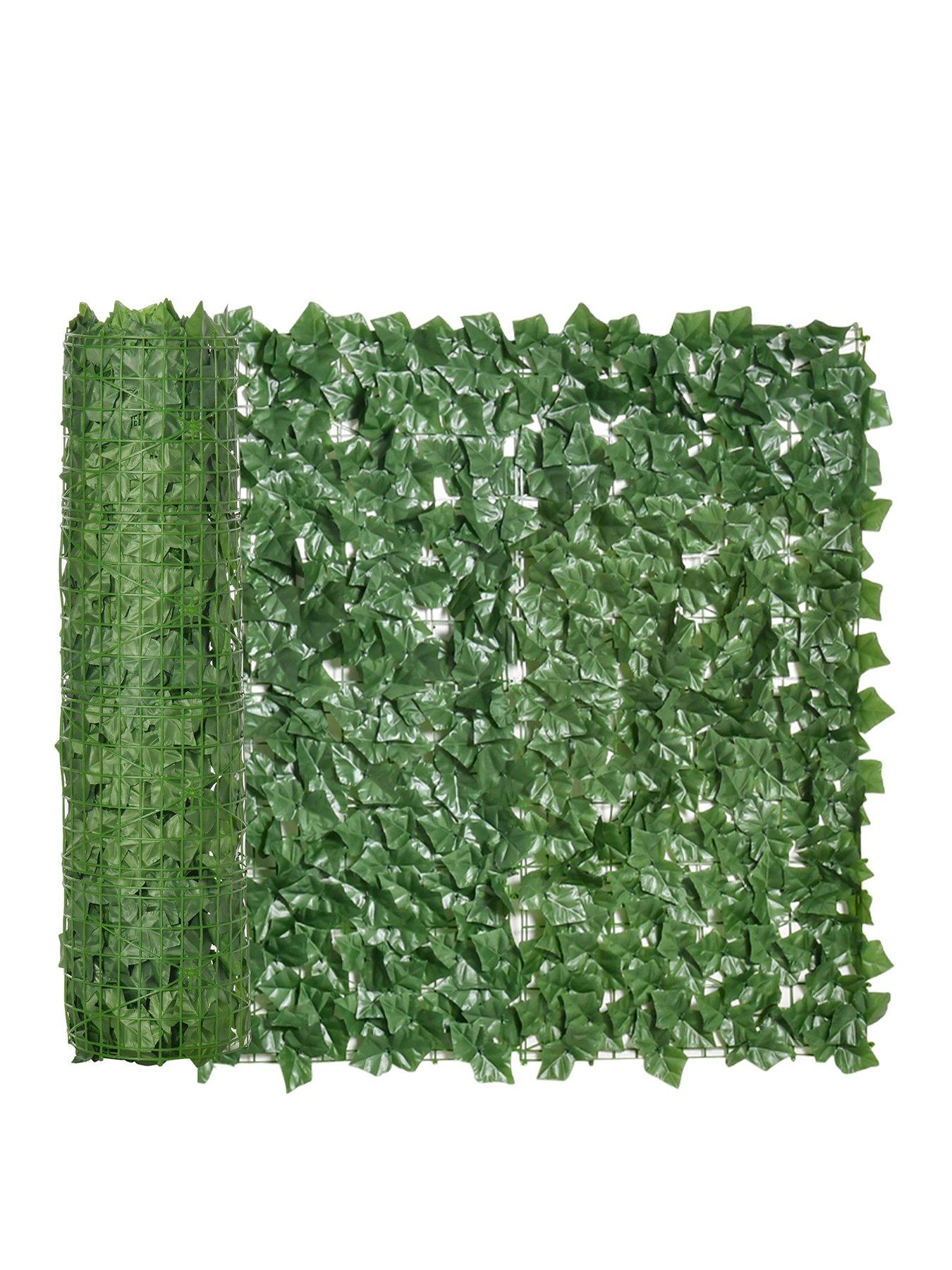 OutSunny Artificial Leaf Garden Screen Panel