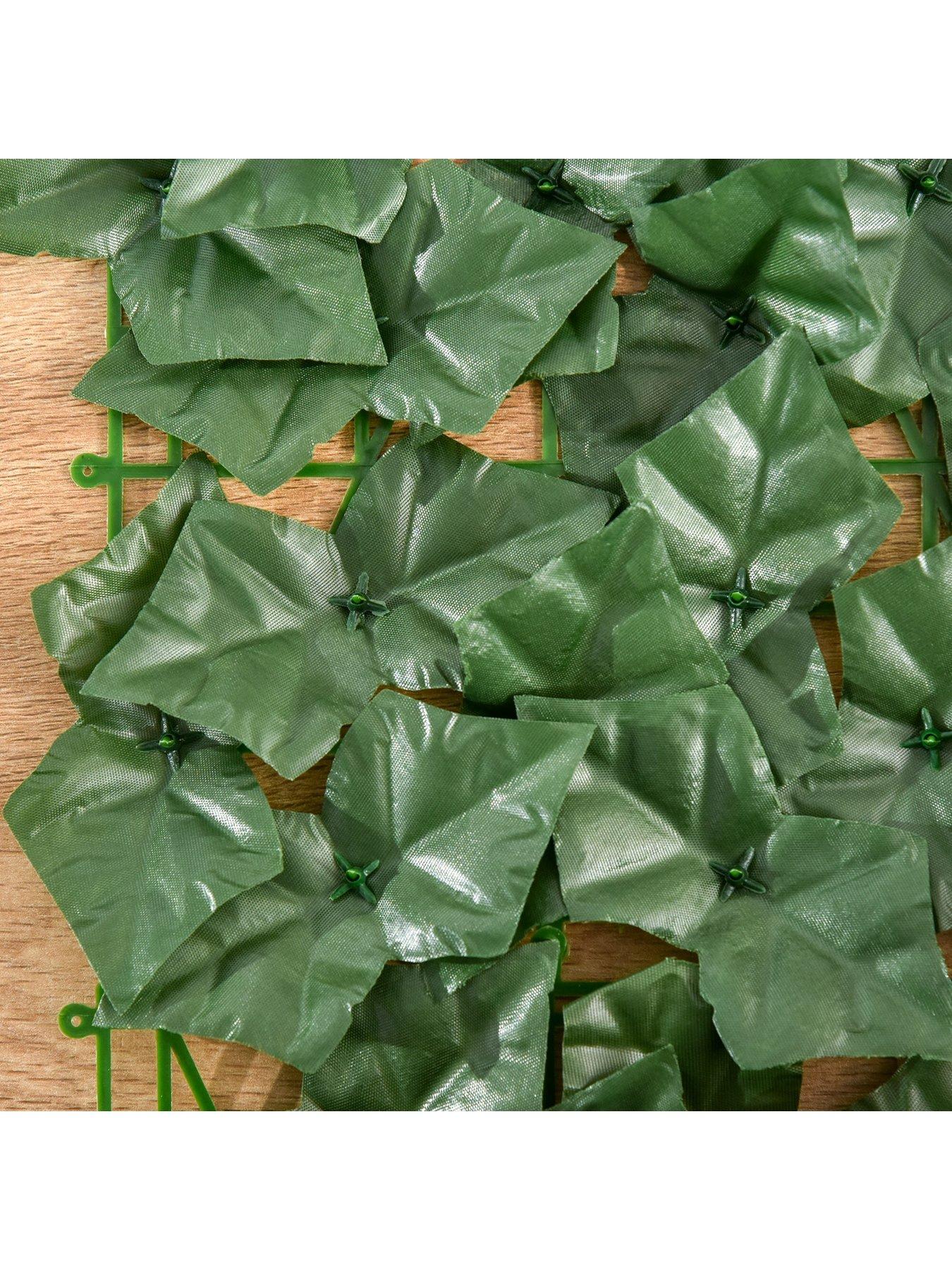 Image 4 of 6 of OutSunny Artificial Leaf Garden Screen Panel
