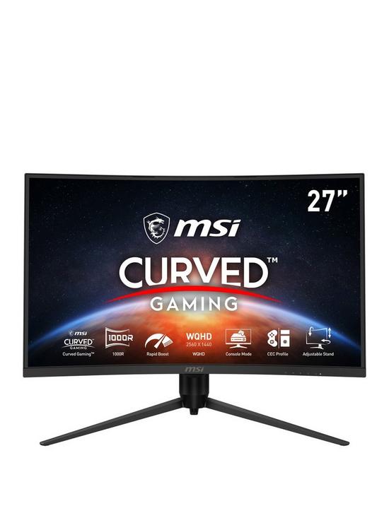 front image of msi-optix-g271cqp-27-inch-quad-hd-165hz-1ms-amd-freesync-premium-1000r-curved-gaming-monitor