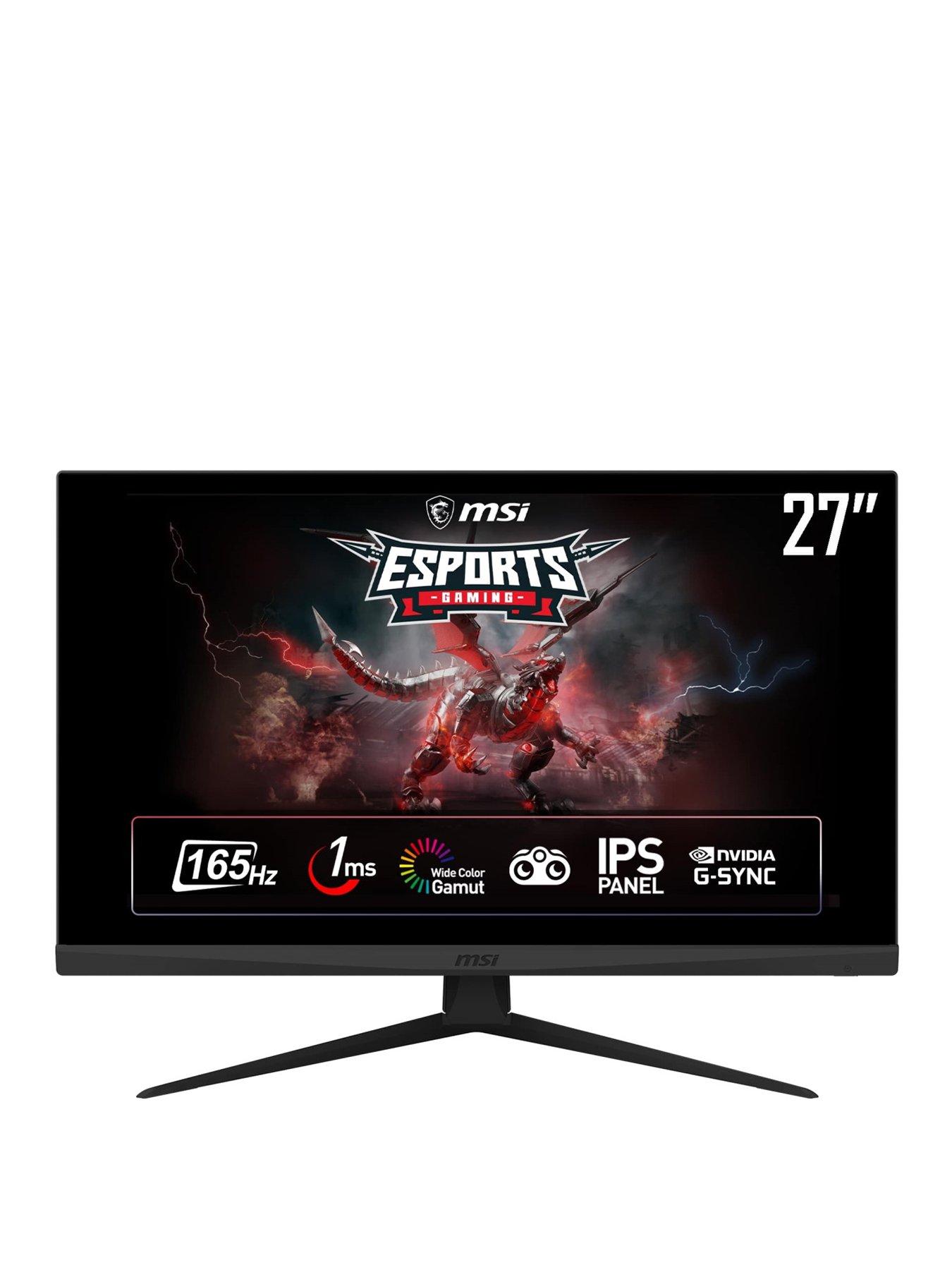 MSI Optix G273 27 inch, Full HD, 165Hz, 1ms, IPS, GSync Compatible Flat Gaming Monitor