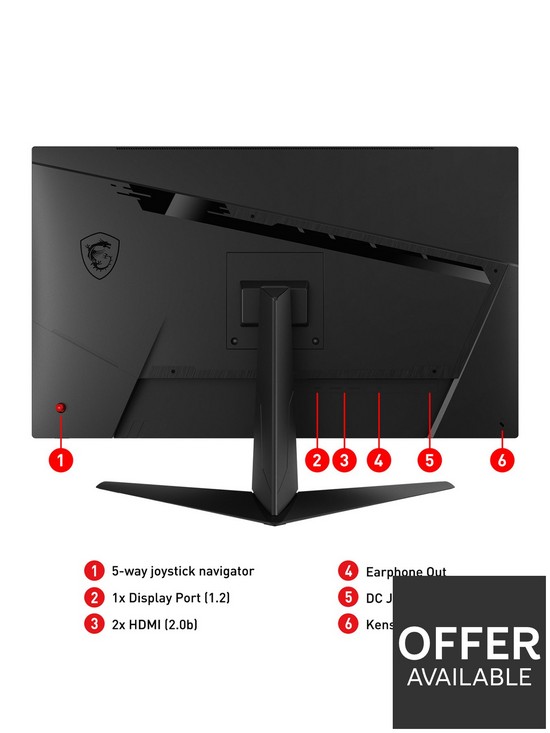 stillFront image of msi-optix-g273-27-inch-full-hd-165hz-1ms-ips-g-sync-compatible-flat-gaming-monitor