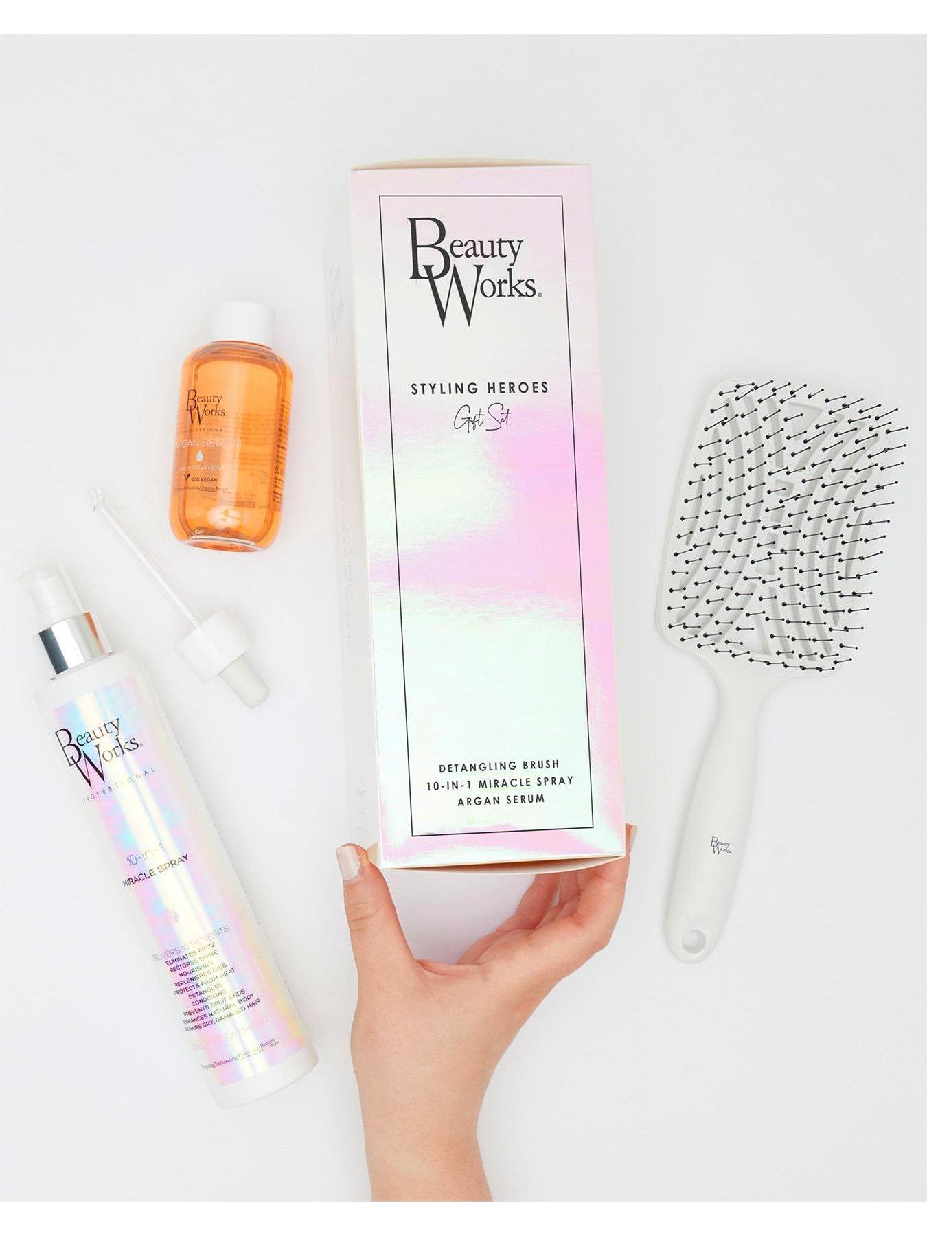 Image 2 of 2 of Beauty Works 10 in 1 Miracle Spray X Argan Serum Giftset (Worth &pound;38.98)