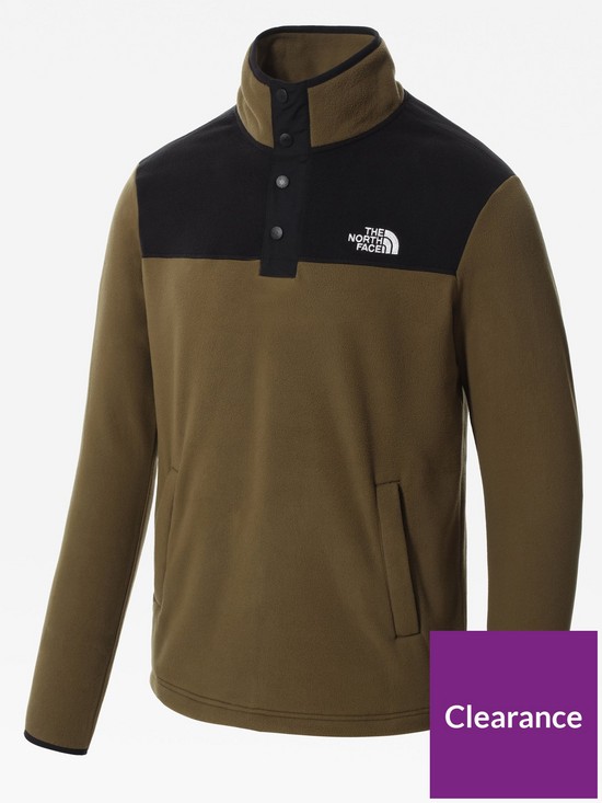 front image of the-north-face-homesafe-snap-neck-fleece-pullover--nbsp