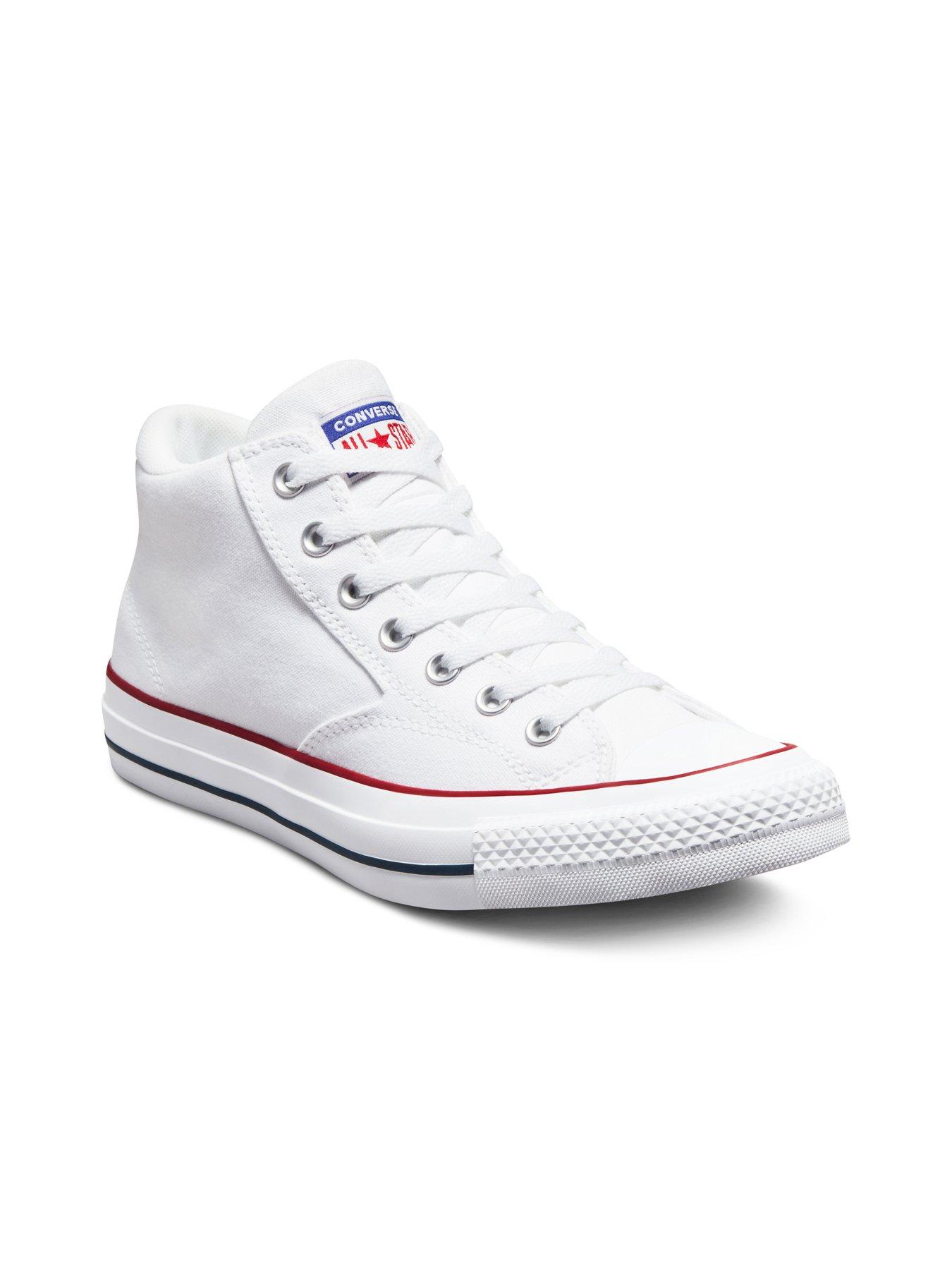  image of converse-mens-malden-street-mid-trainers-white