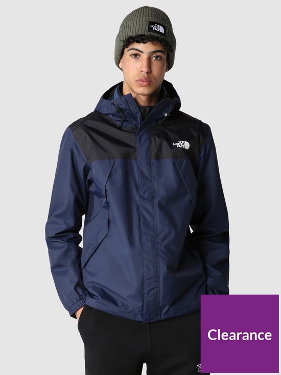 front image of the-north-face-antora-jacket-blue
