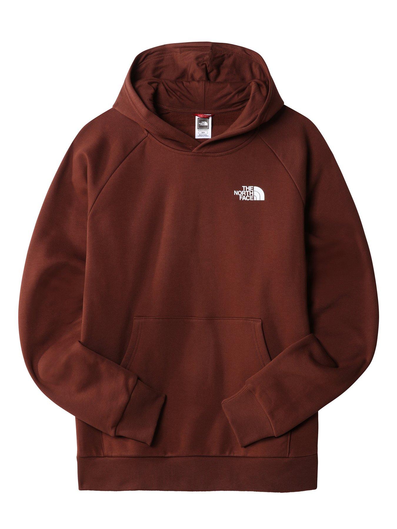 THE NORTH FACE Raglan Redbox Hoodie Brown