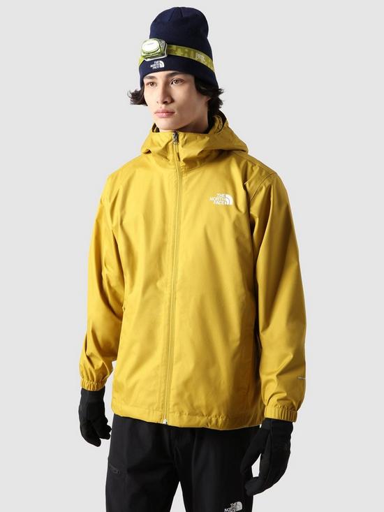 front image of the-north-face-quest-jacket-yellow