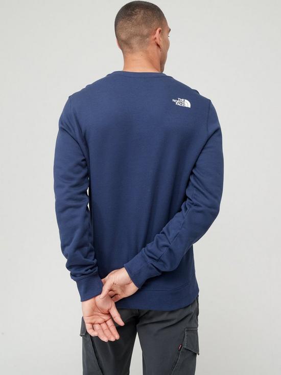 stillFront image of the-north-face-simple-dome-crew-blue