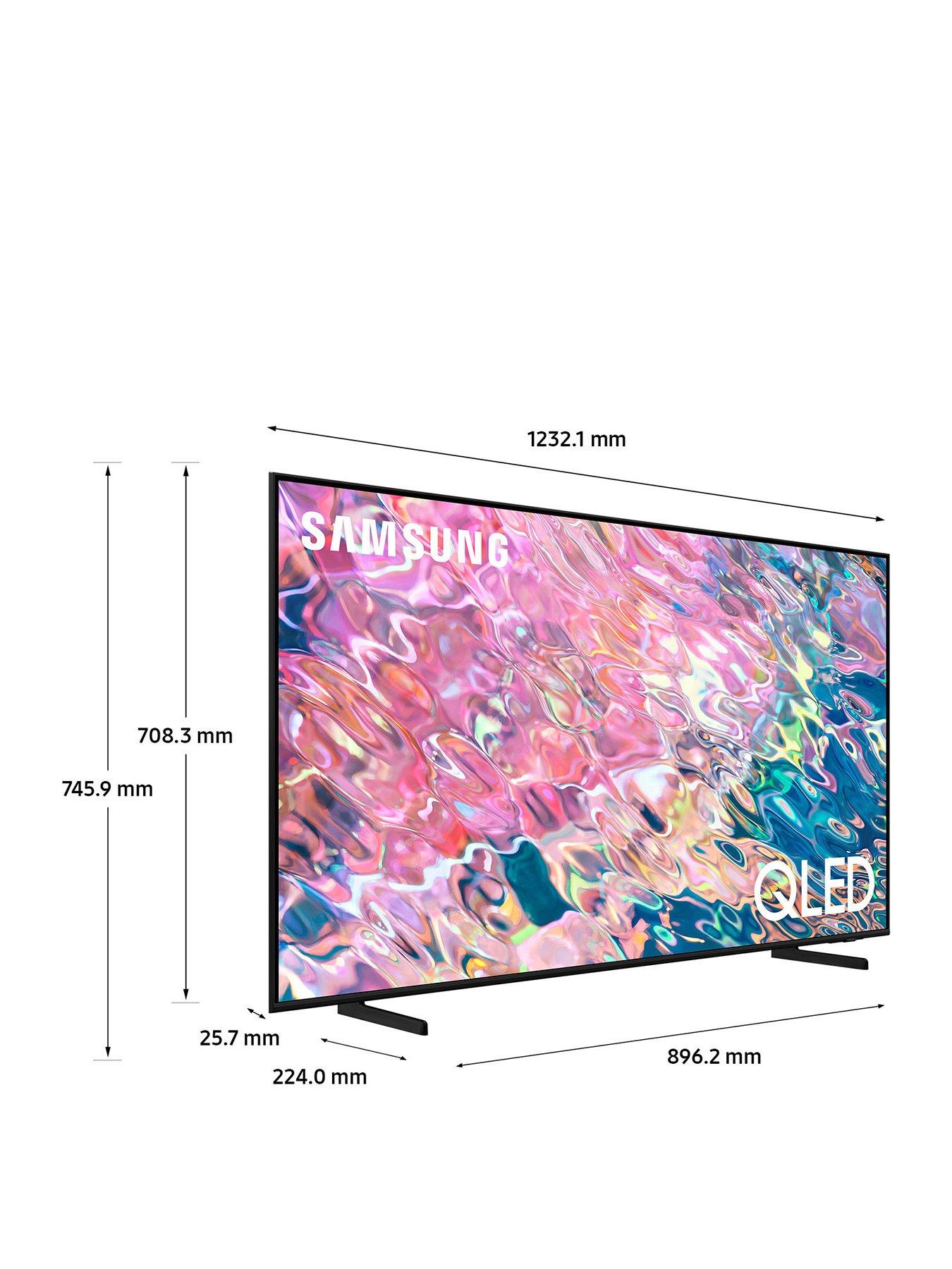 Samsung QE55Q60BAUXXU, 55 inch, QLED, 4K Quantum, HDR, Smart TV ...