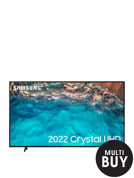 front image of samsung-ue43bu8000kxxu-43-inch-crystal-4k-ultra-hd-hdr-smart-tv