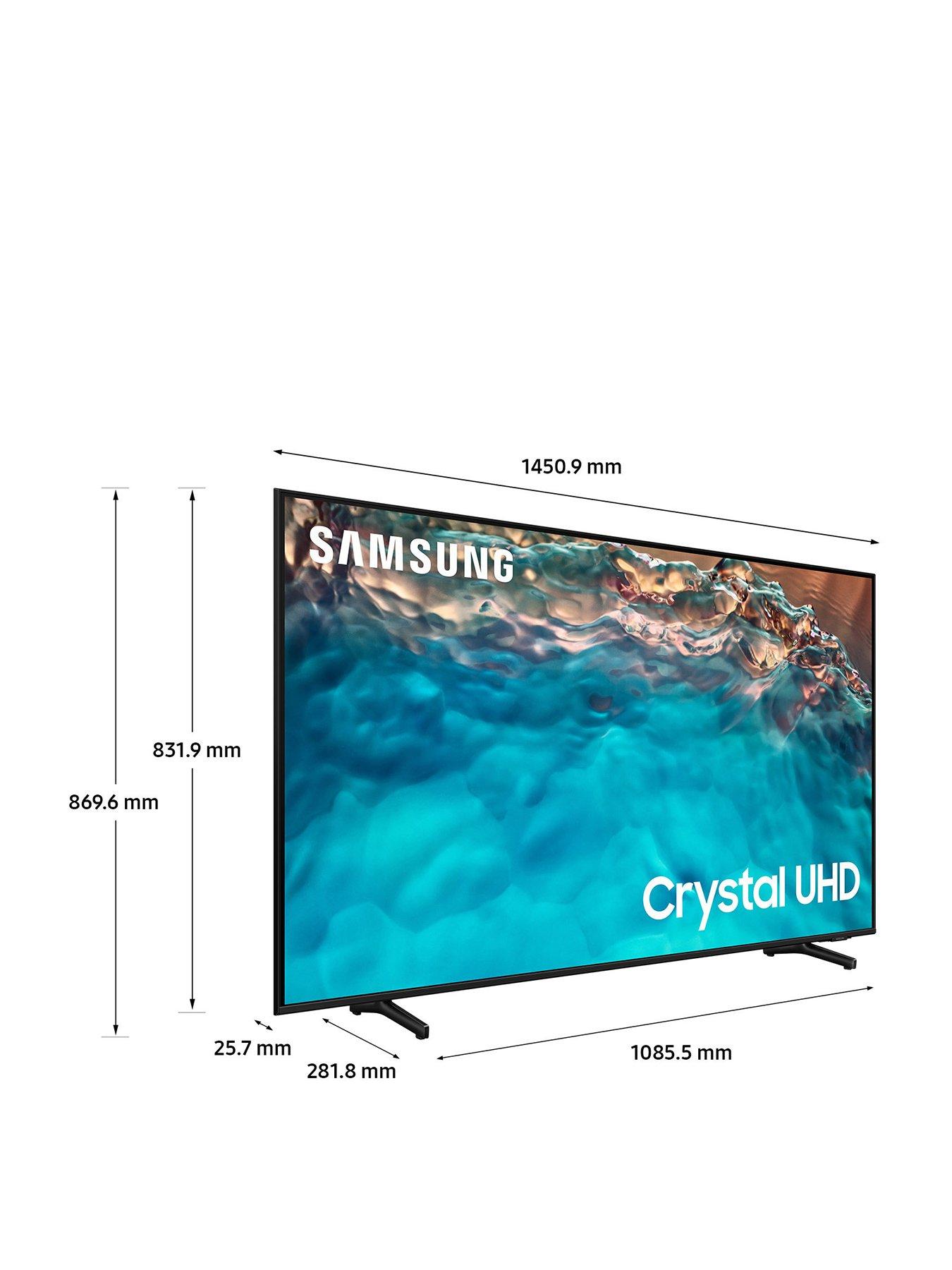 Samsung UE65BU8000KXXU, 65 inch, Crystal, 4K Ultra HD HDR, Smart TV