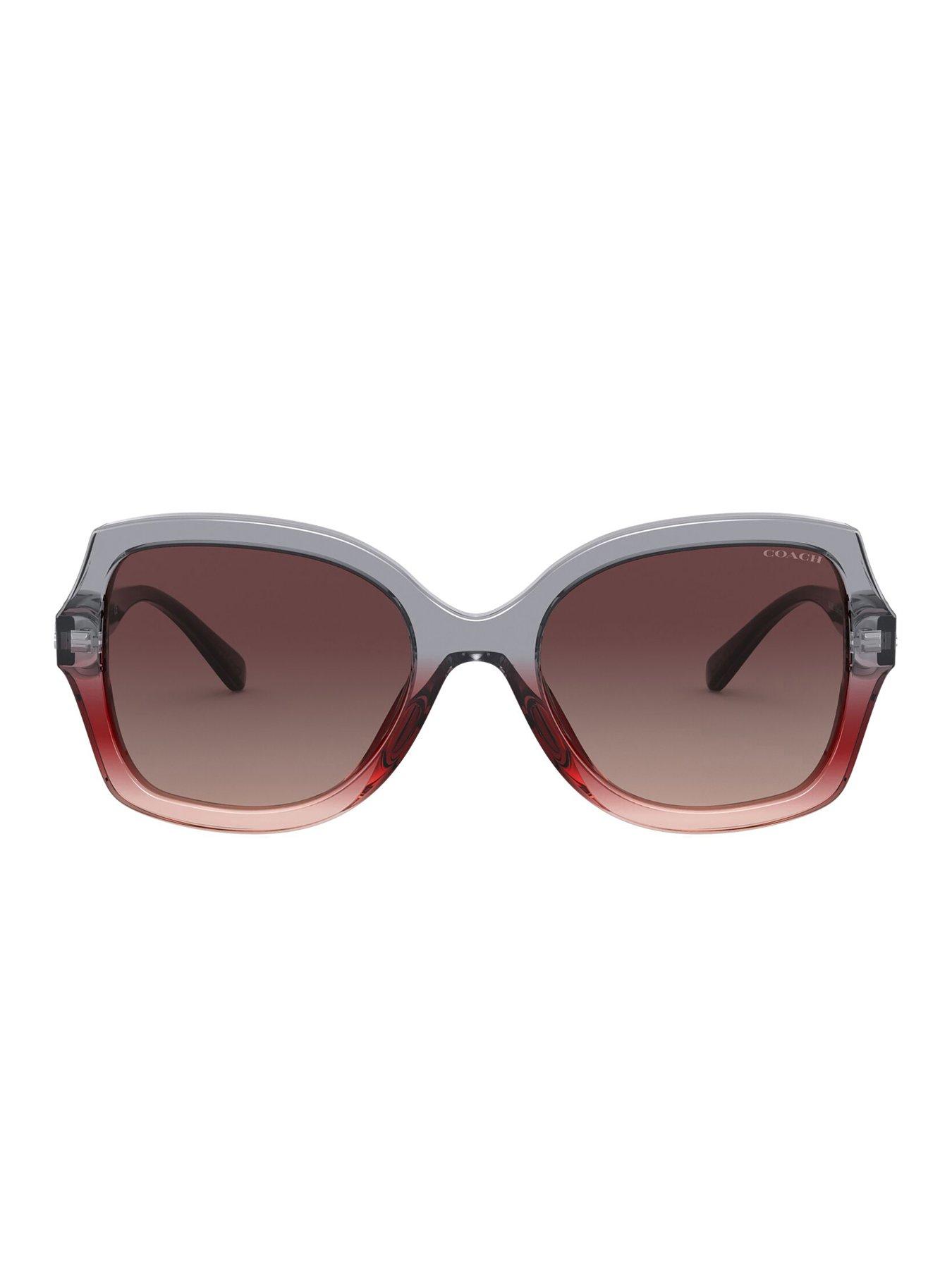 Coach best sale burgundy glasses