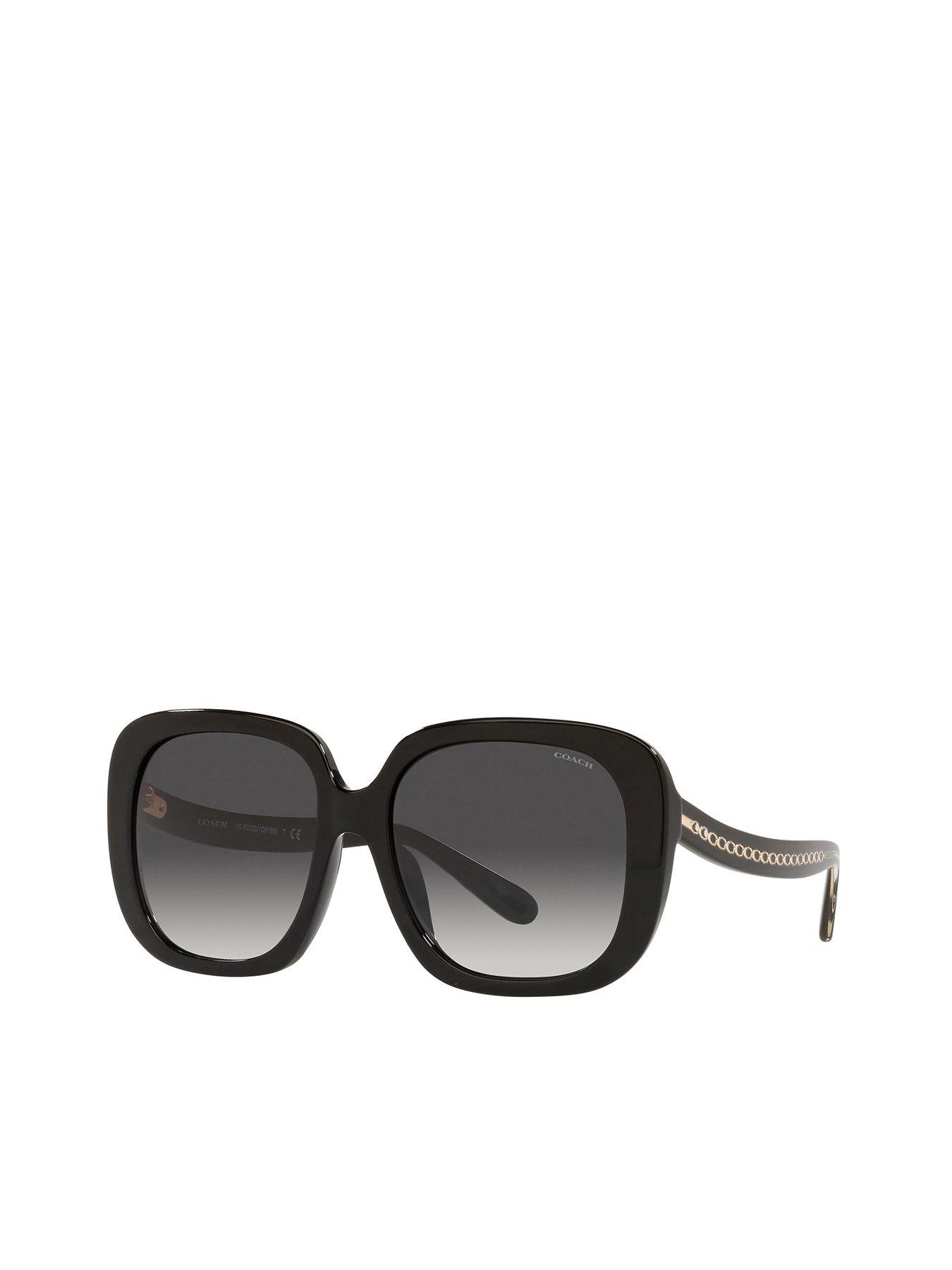 Coach sunglasses cheap black and white