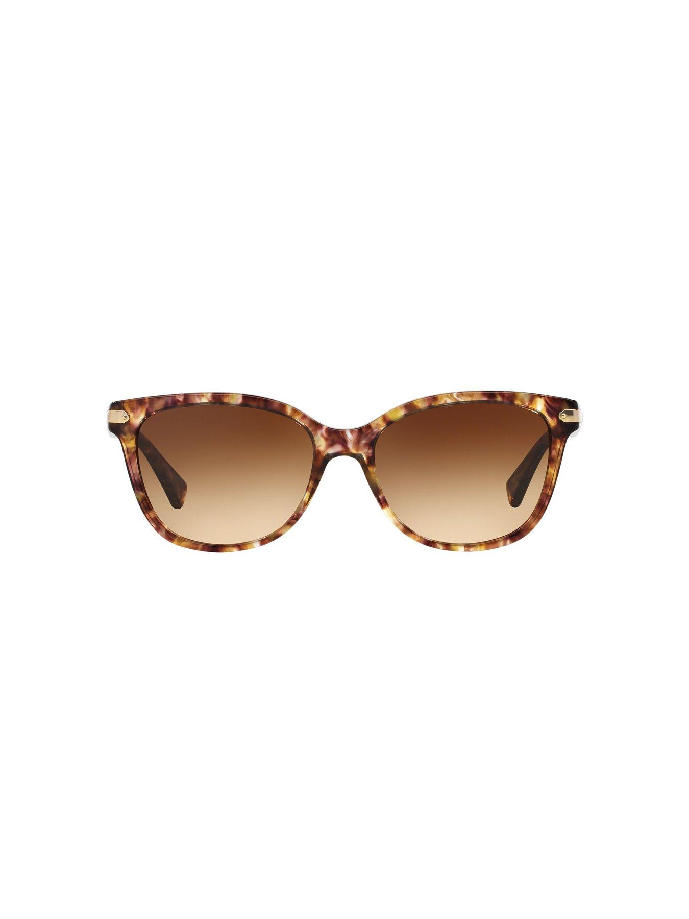 Image 2 of 4 of COACH Cat Eye Gradient Lens Sunglasses - Light Brown