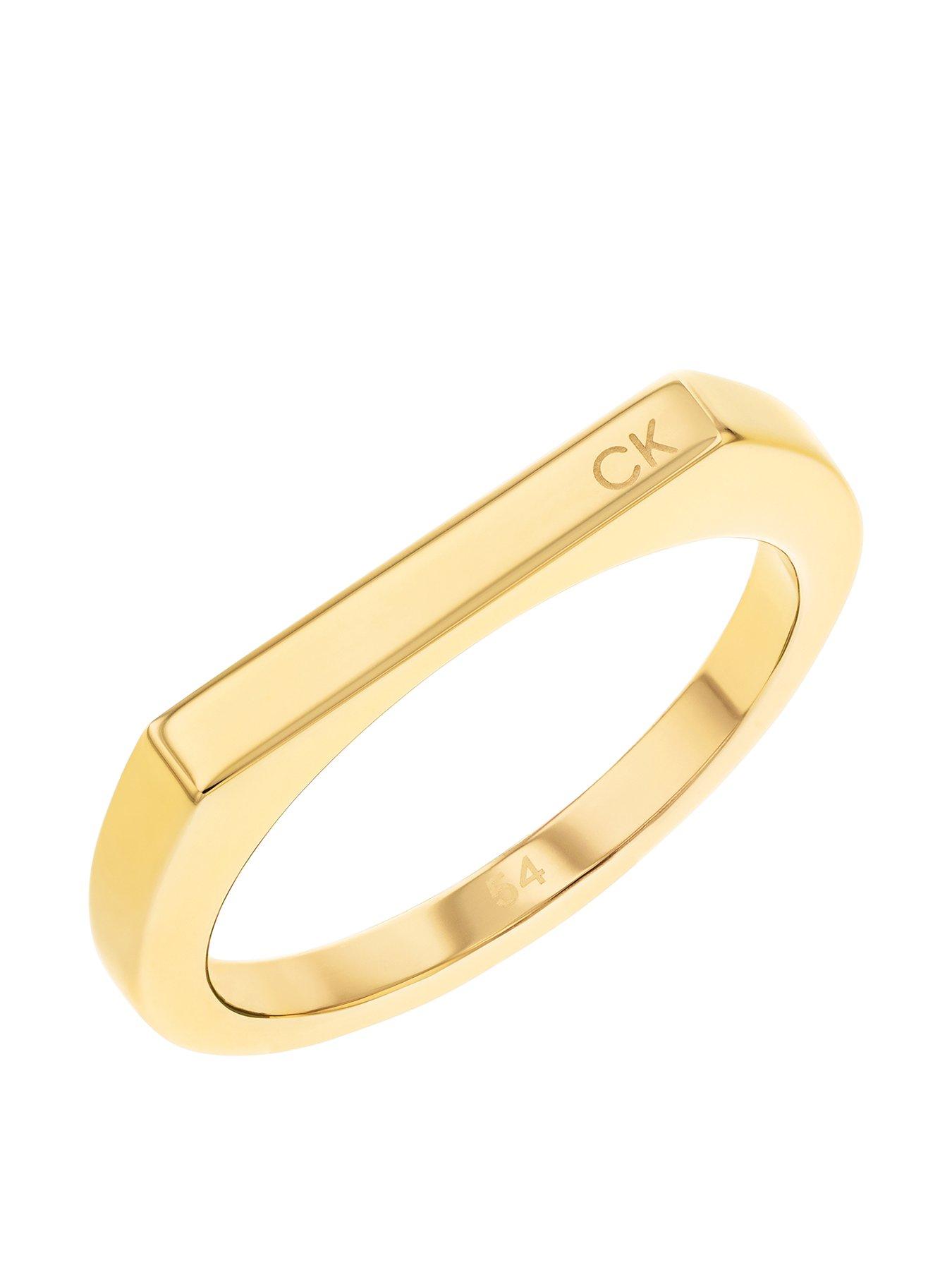 Calvin Klein Faceted Ladies Ring
