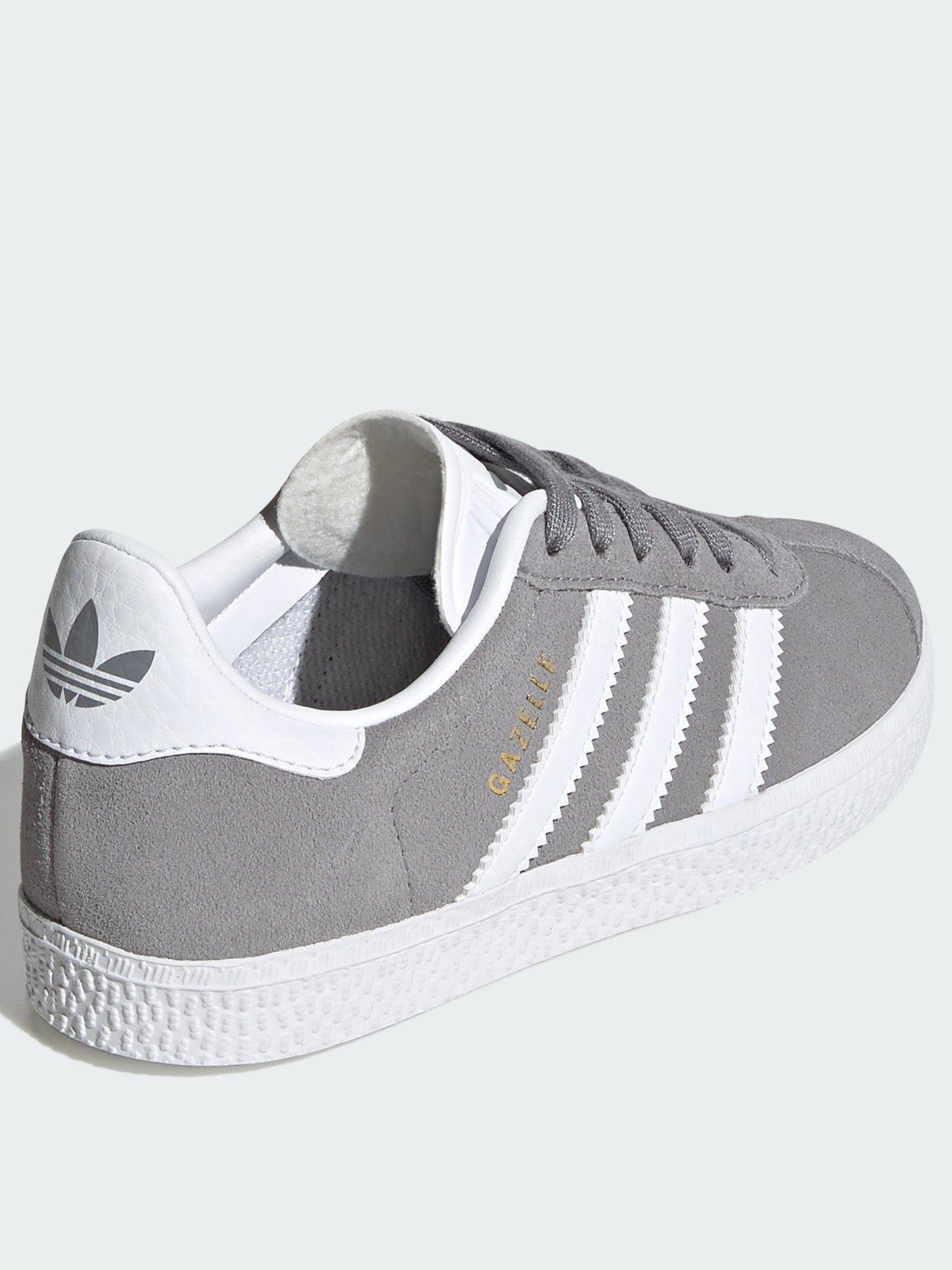 Light grey 2025 gazelle trainers youth