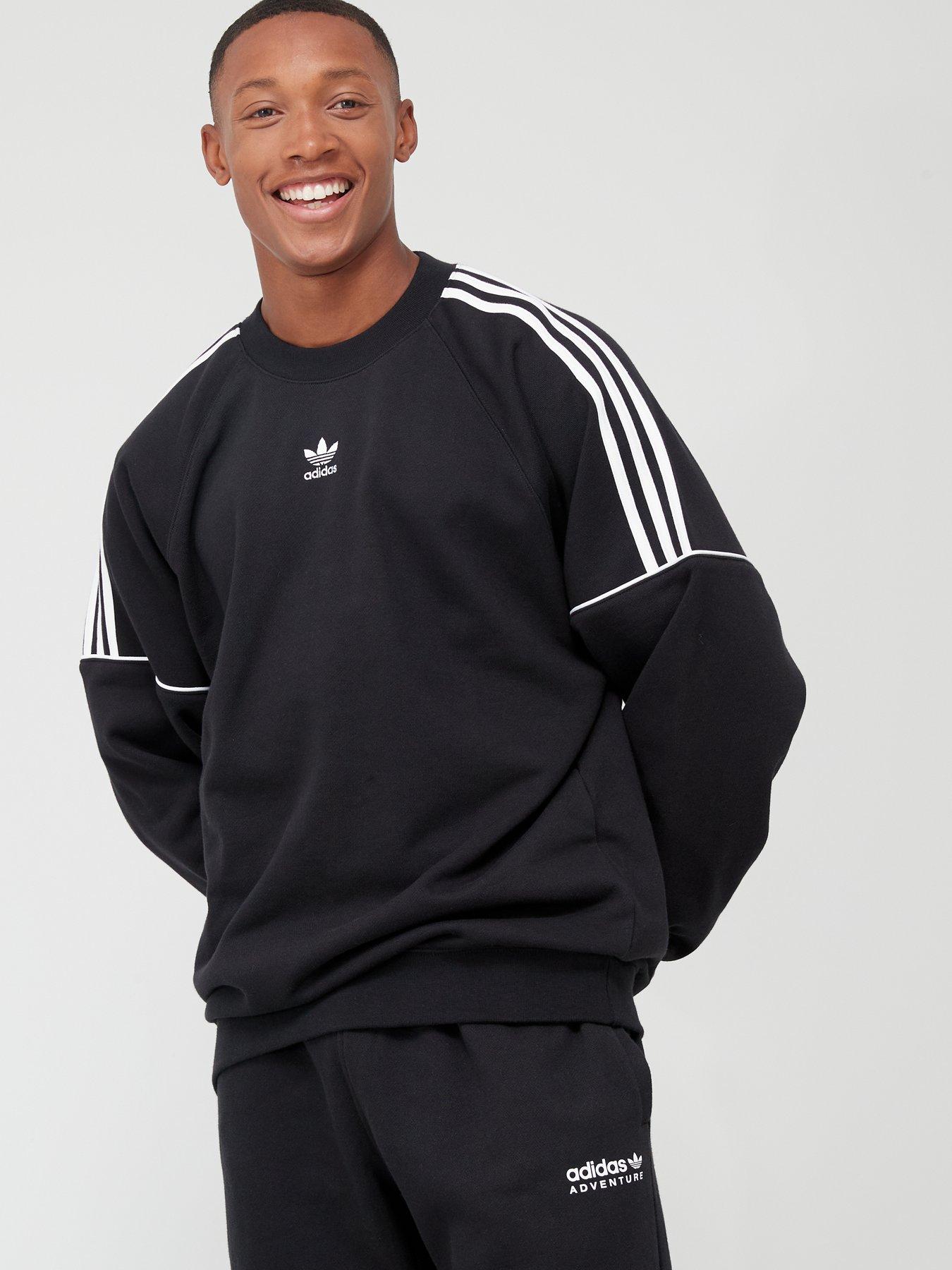 adidas Originals Rekive Crew Sweatshirt Black littlewoods