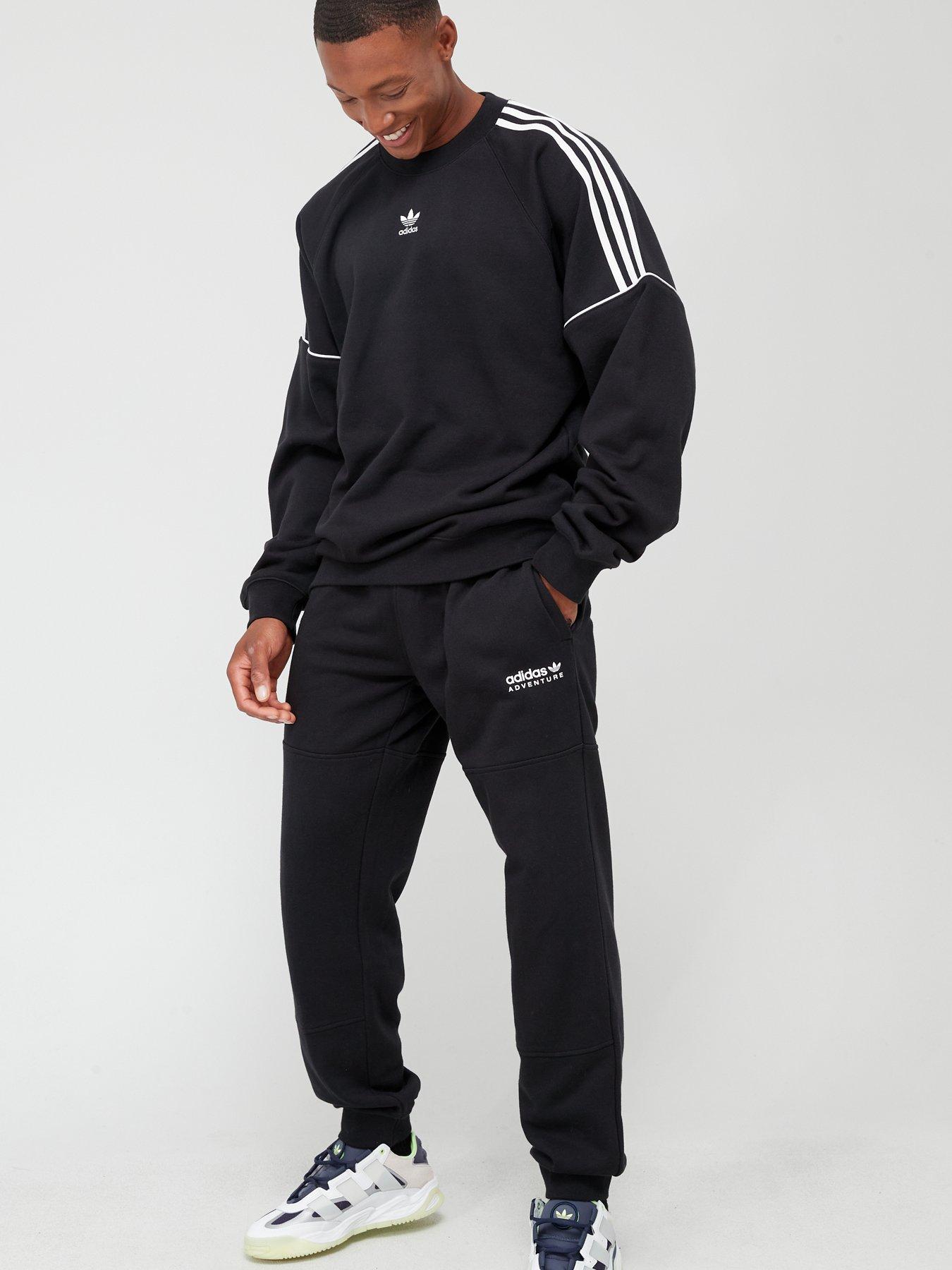 Adidas originals nova 2025 retro sweatshirt in black