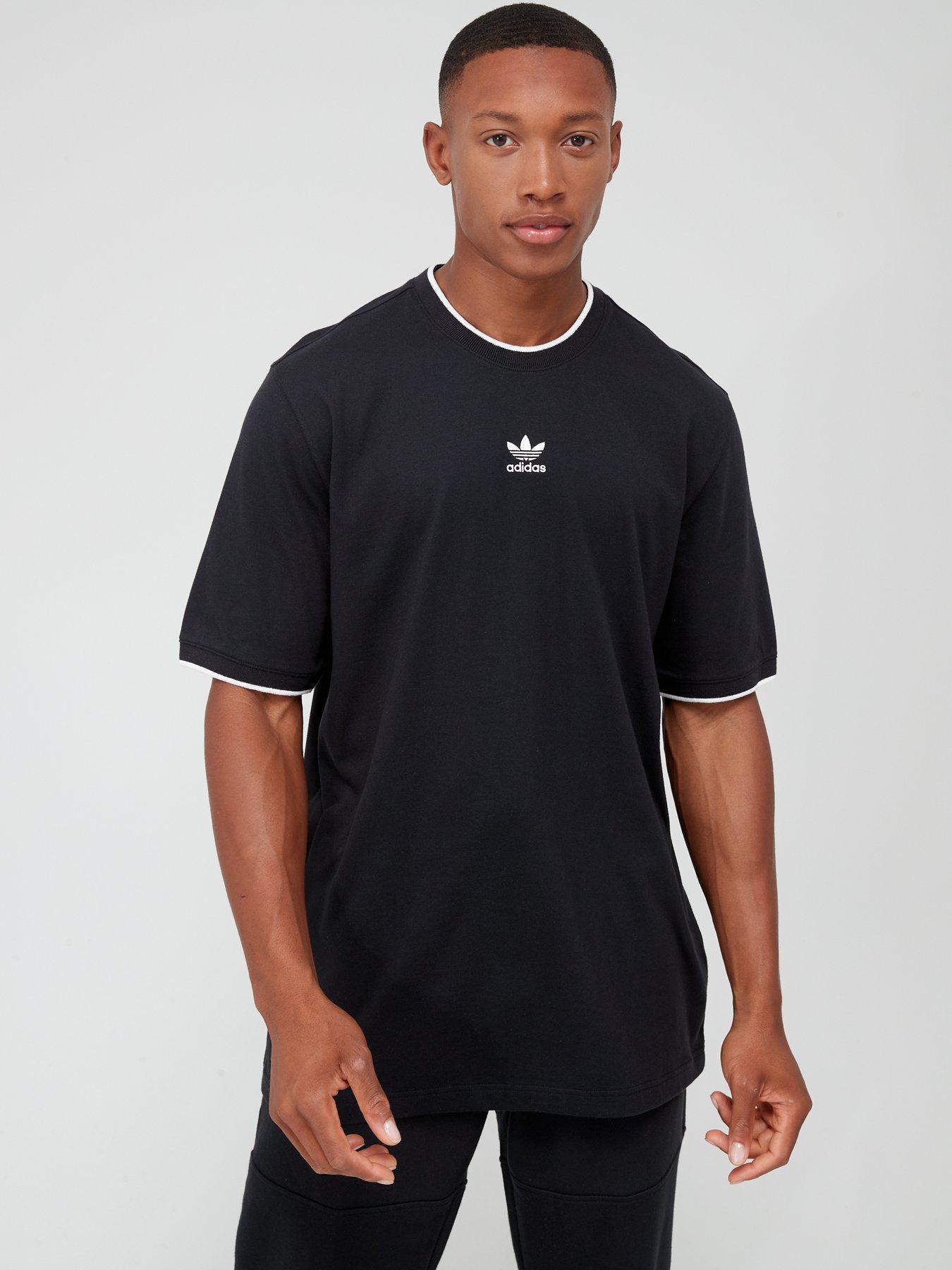 adidas Originals Rekive T-Shirt - Black | littlewoods.com