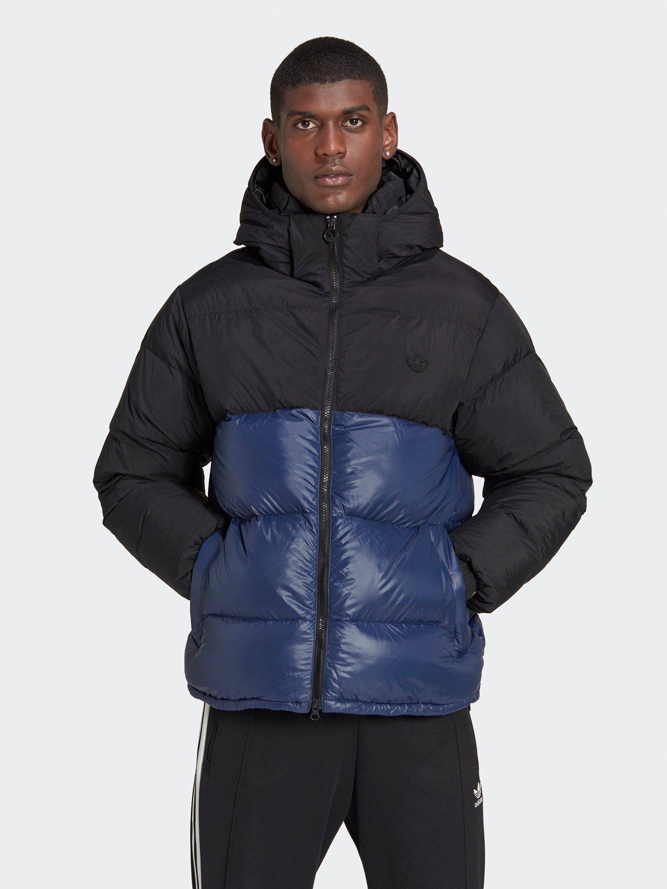 Adidas blocked hot sale down jacket