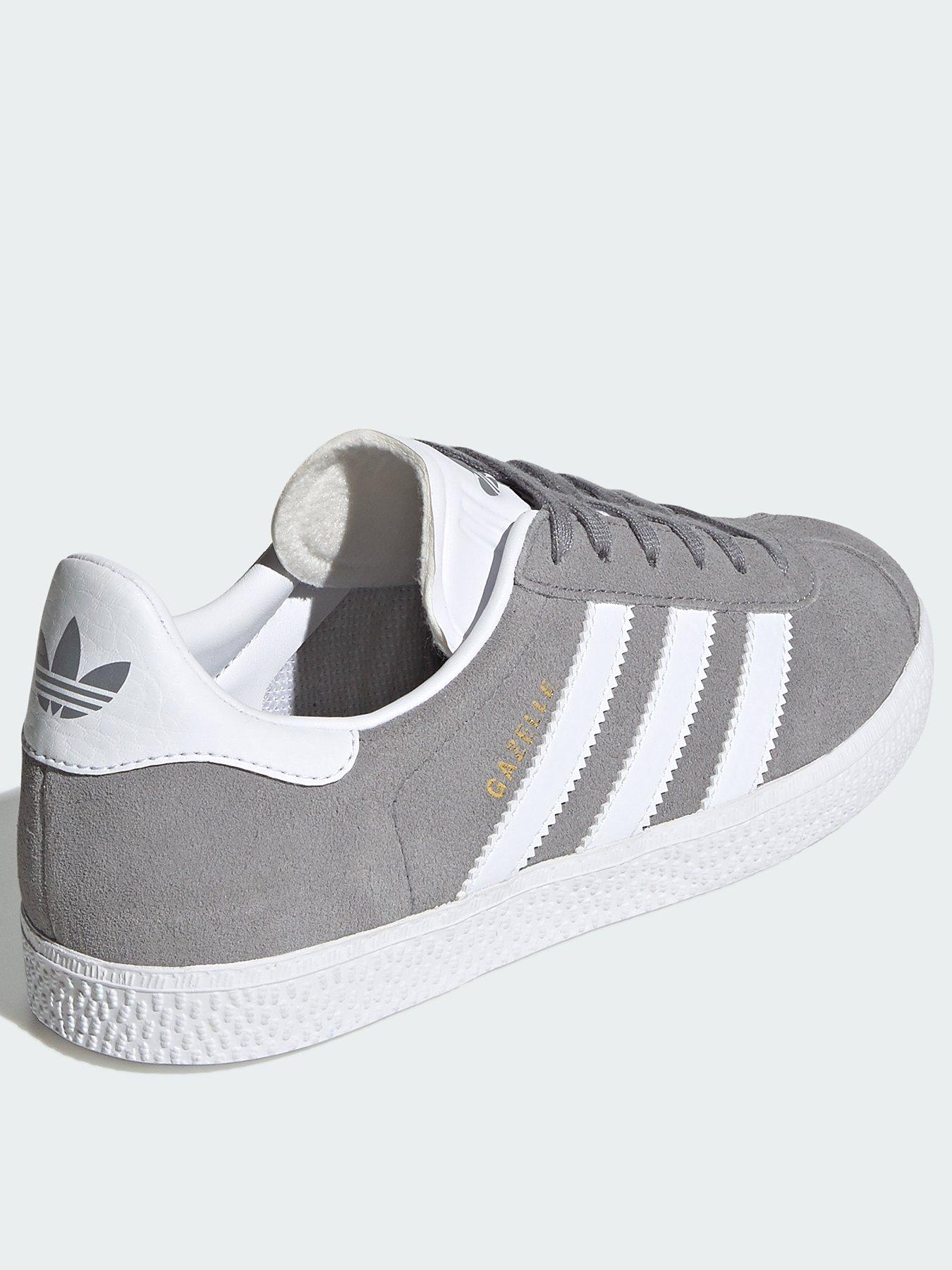 Adidas Originals Gazelle Trainers Adidas Gazelle Junior Dark Grey