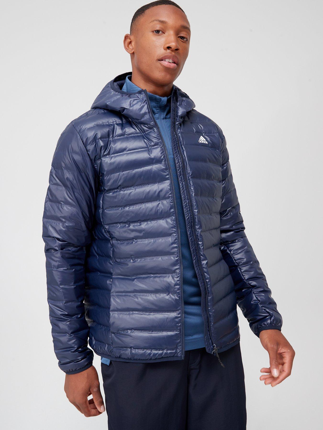 Varilite Hooded Down Jacket Navy