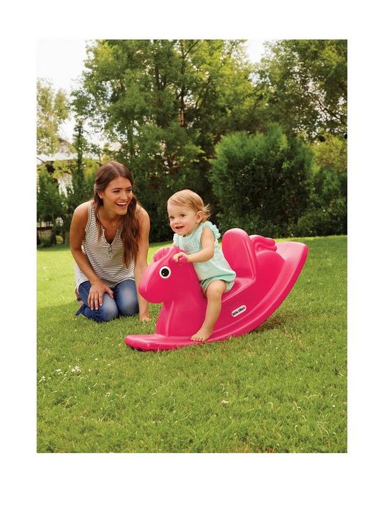 front image of little-tikes-rocking-horse-pink