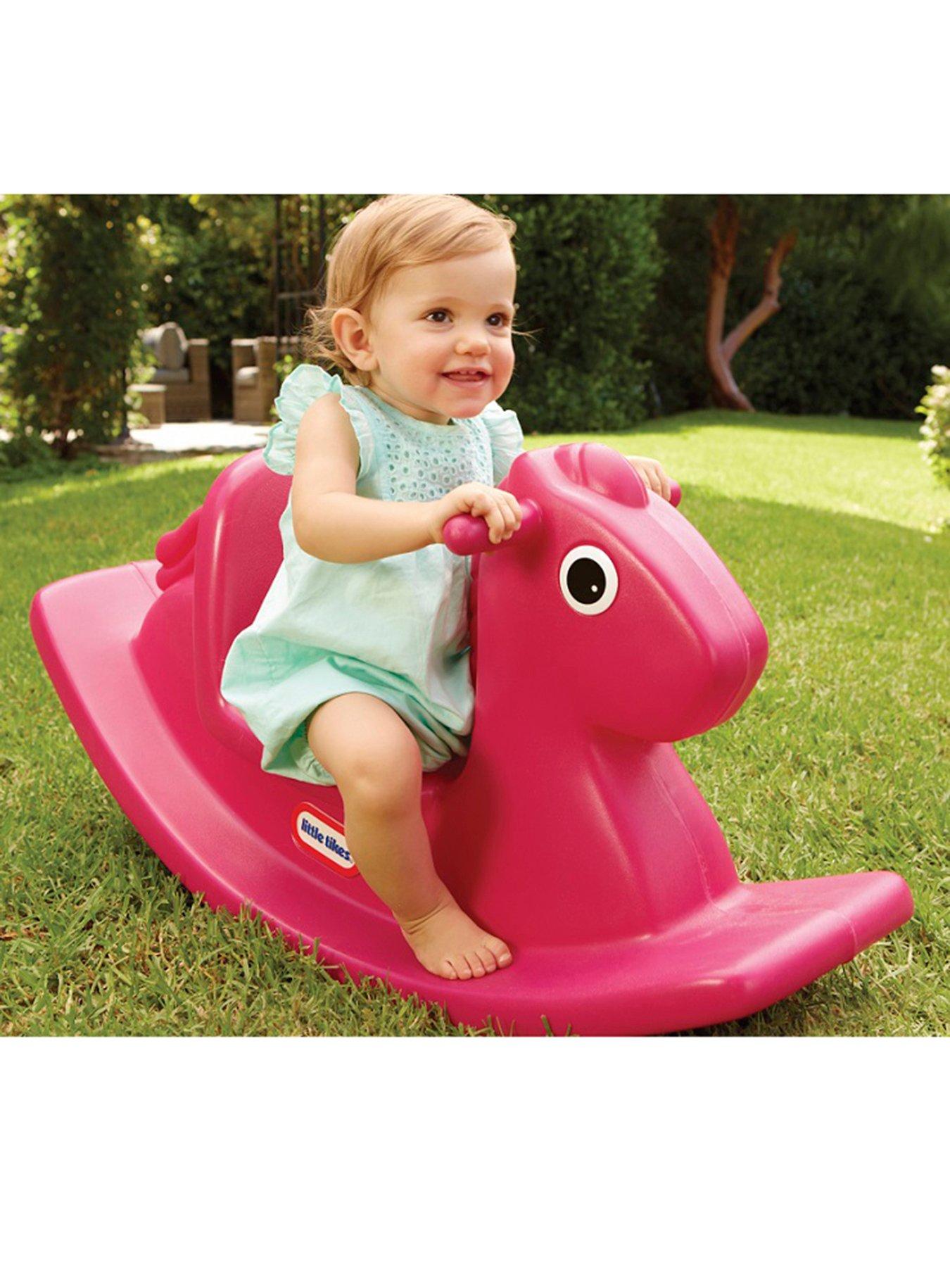 Image 4 of 7 of Little Tikes Rocking Horse - Pink