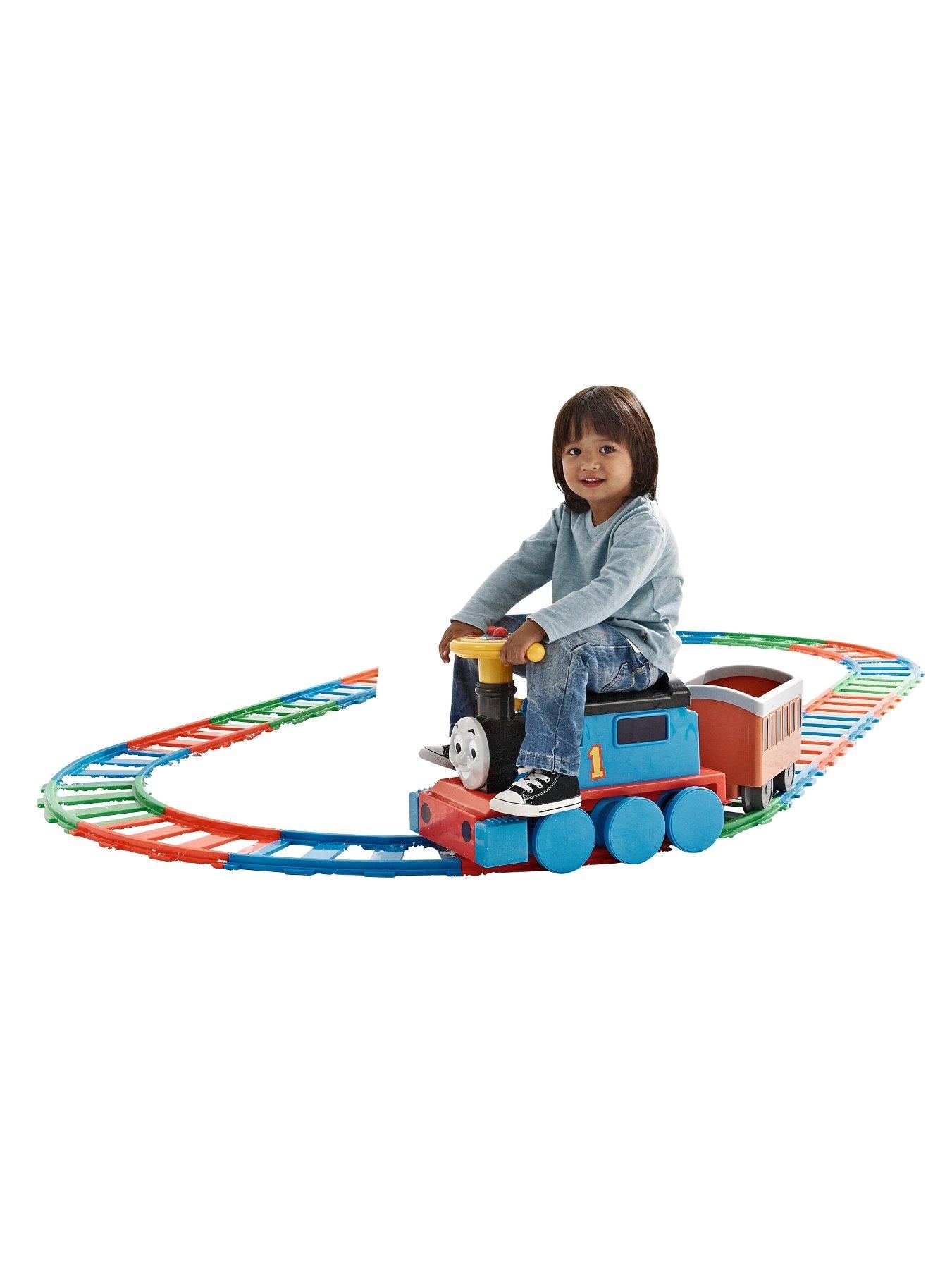 thomas & friends ride on train and 22 piece track set