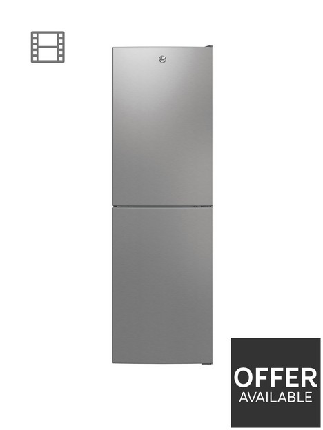 hoover-hoct3l517fsk-55cm-wide-5050-freestanding-low-frost-fridge-freezer-silver