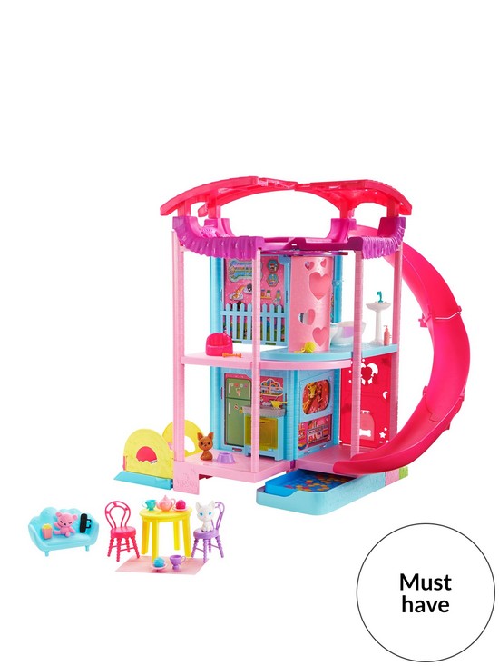 stillFront image of barbie-chelsea-playhouse-with-pets-amp-accessories