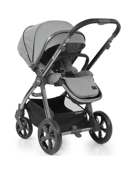 front image of oyster-3-stroller-moon