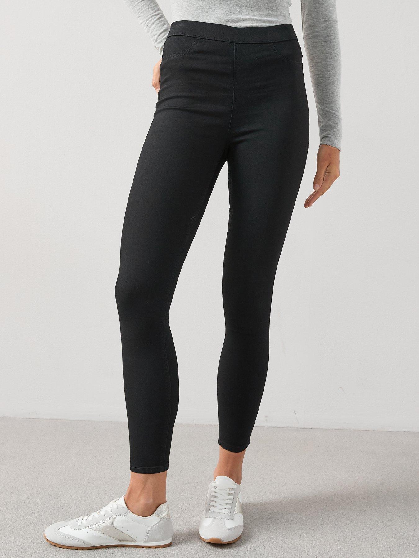 the-very-collection-long-high-waist-denim-jeggings-black