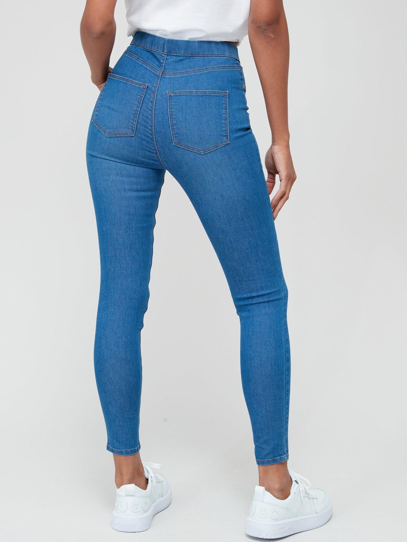 Tall Pale Blue Mid Rise 'Lift & Shape' Emilee Jeggings