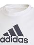  image of adidas-essentials-junior-kids-colourblock-short-sleeve-t-shirt-white