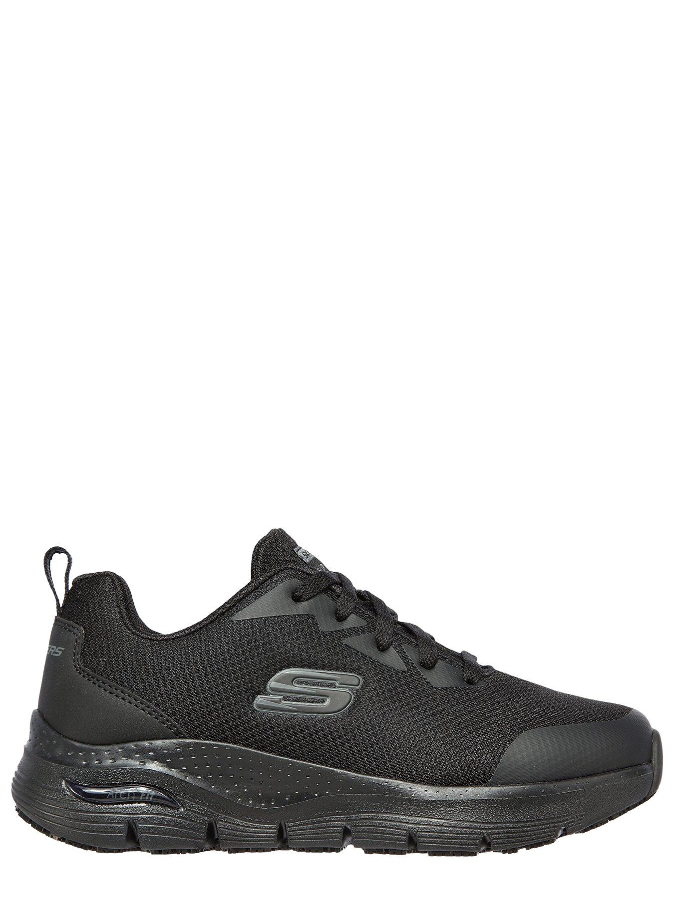 Skechers flex appeal 3.0 metal works trainers - clearance black